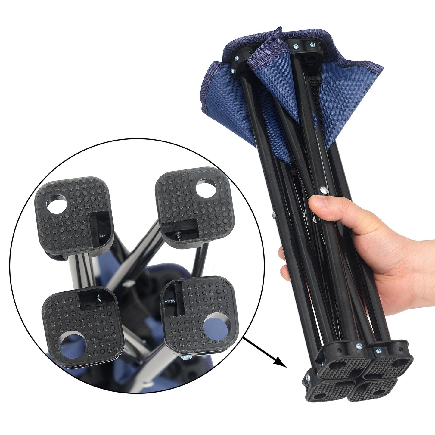 Wind Tour Portable Folding Camping Stool Outdoor Camping Lightweight Samll Chair for Fishing Hiking