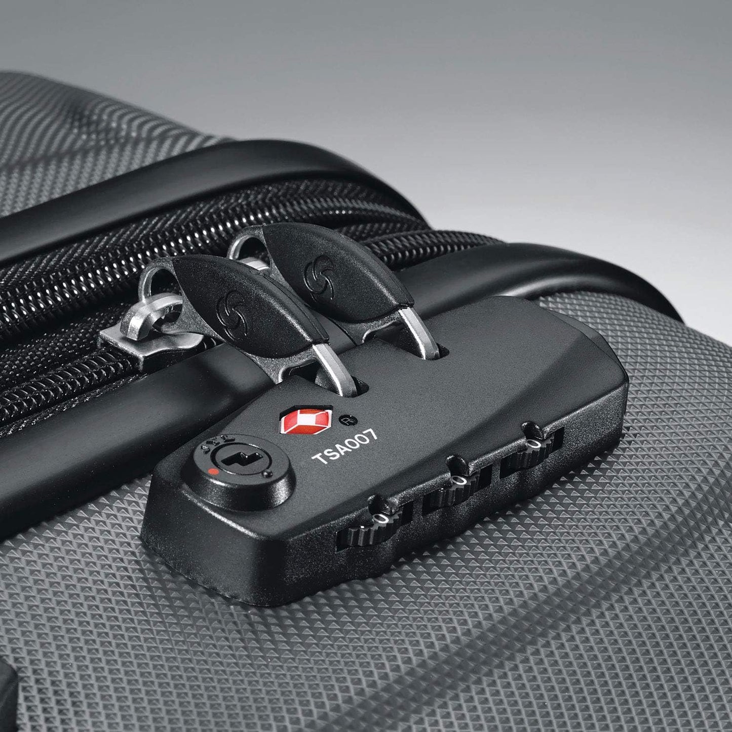Samsonite Omni PC Hardside Expandable Luggage with Spinner Wheels, 3-Piece Set (20/24/28), Charcoal