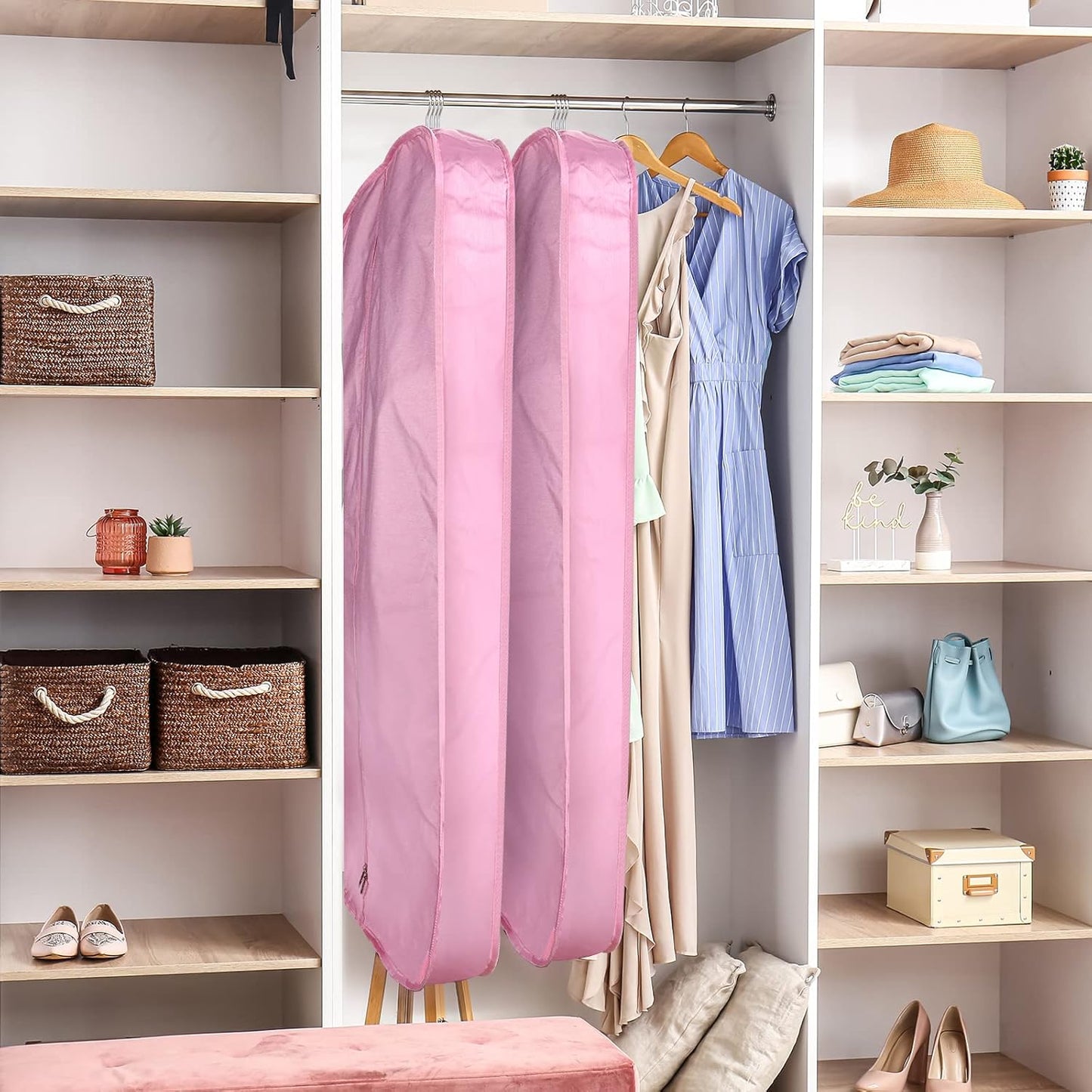 Heavy Duty Waterproof Garment Bag for Travel, Tear Resistance Suit Bag for Women Travel for Suits