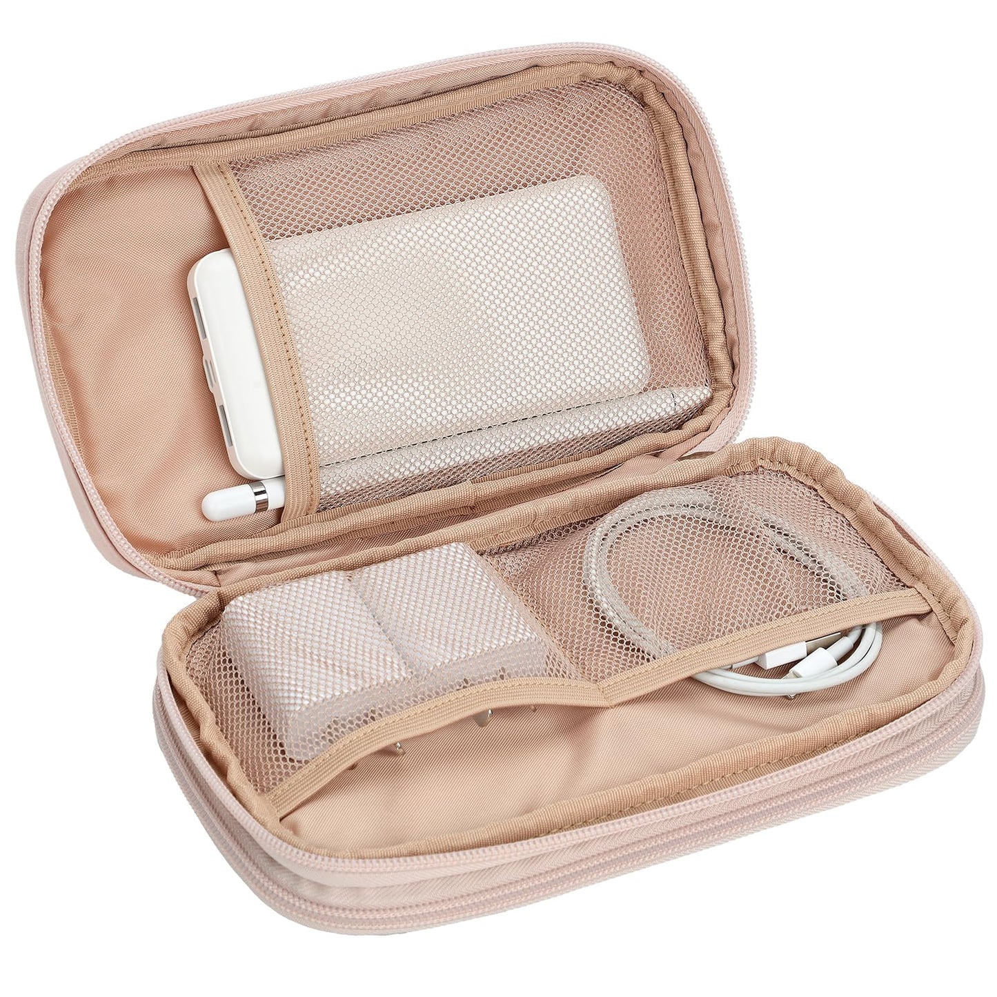 NISHEL Electronics Travel Organizer Cord Case, Charger Cable Tech Bag