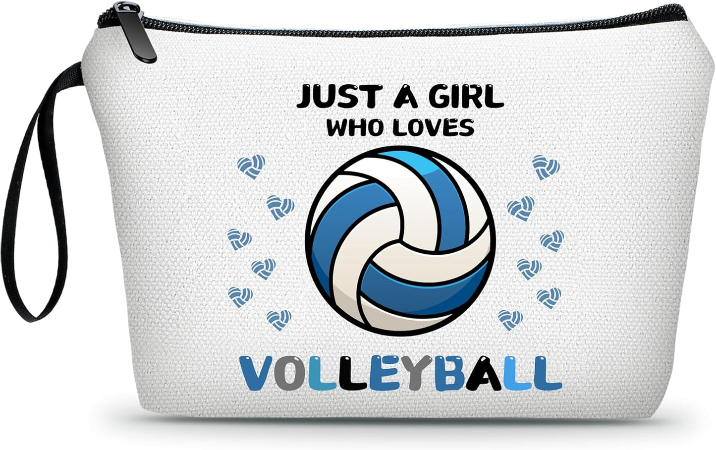 Volleyball Gifts,Volleyball Stuff,Volleyball Senior Night Gifts,Travel Makeup Bag,Birthday Gifts for Women,Gifts for Volleyball Players,Make Up Bags for Women,Gifts for Teen Girls