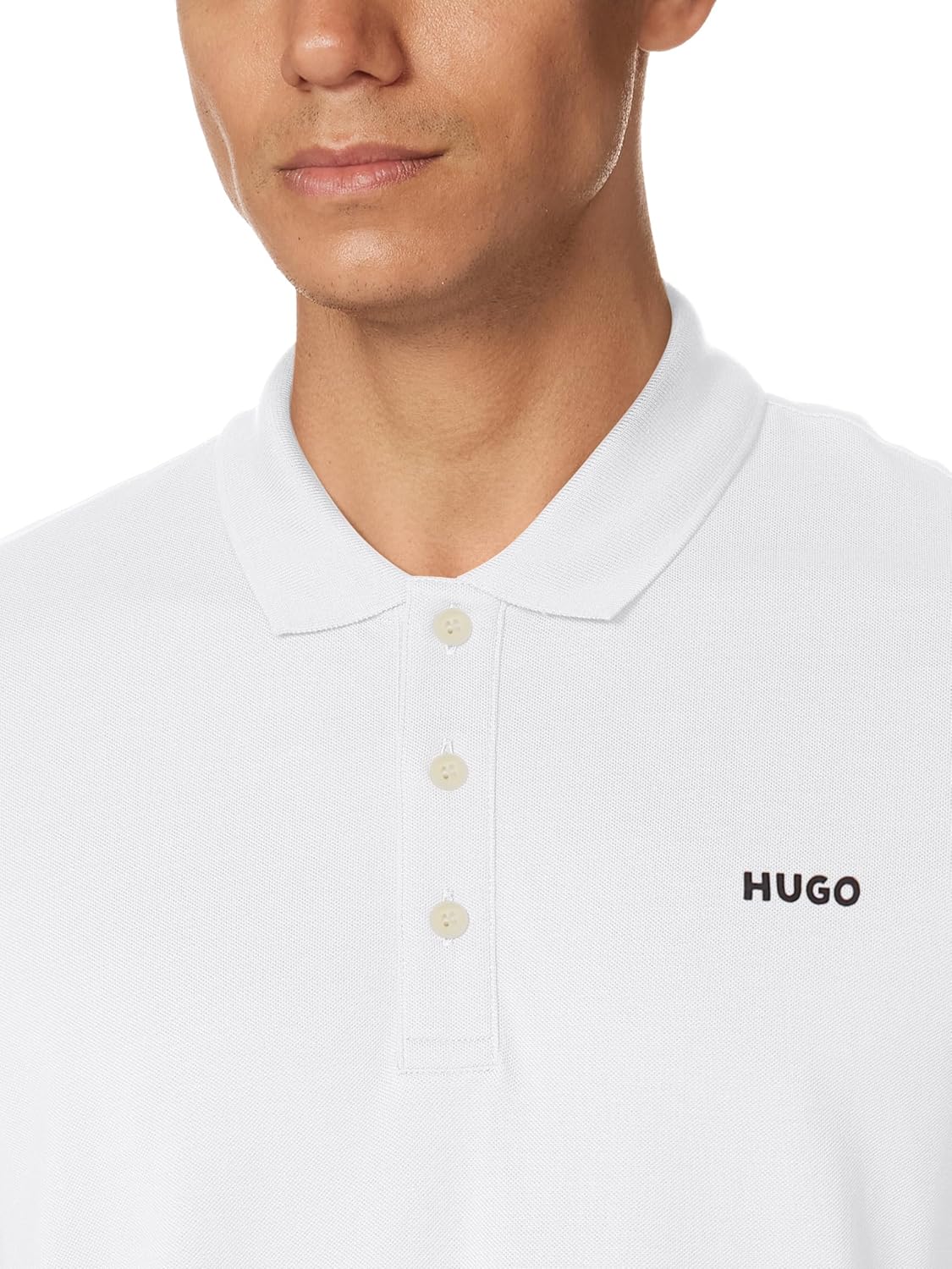 HUGO Mens Regular Fit Logo Short Sleeve Polo Shirt