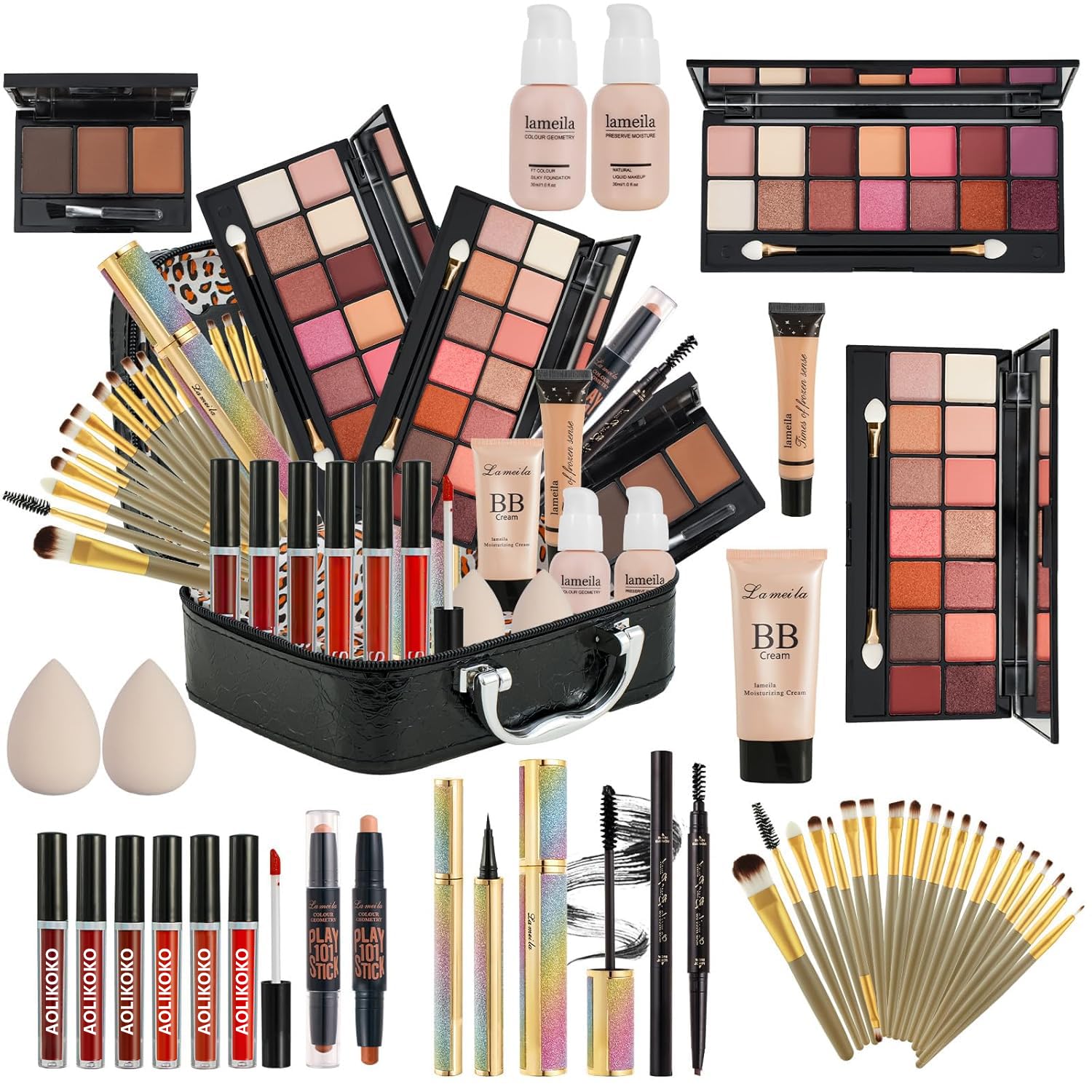All in One Makeup Kit for Women Full Kit,Makeup Set for Women, Includes Eyeshadow