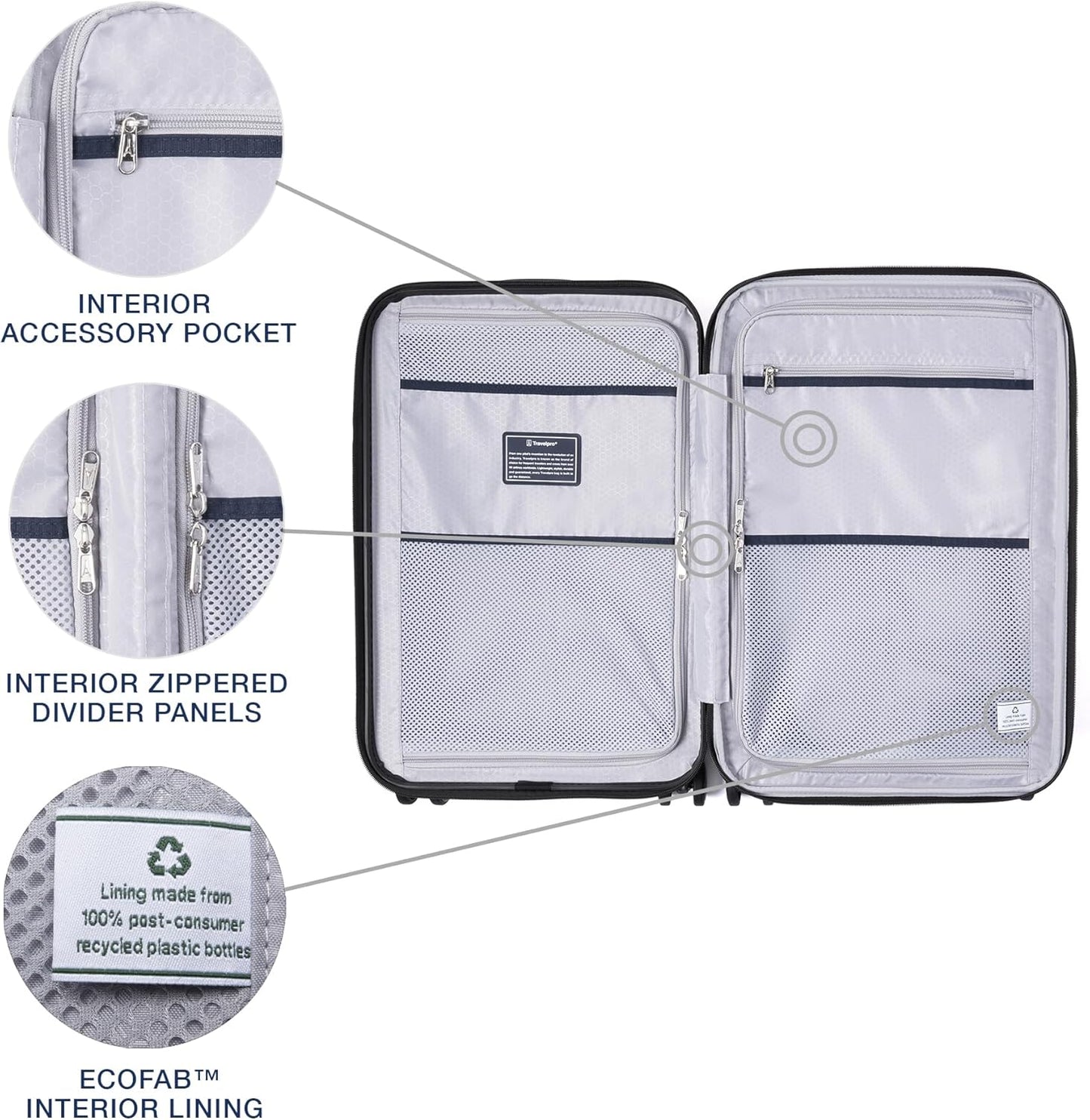 Travelpro Maxlite Air V2 Hardside Expandable Carry on Luggage, 8 Spinner Wheels, Lightweight Hard Shell Suitcase, TSA lock, Shadow Grey, Carry On 21-Inch