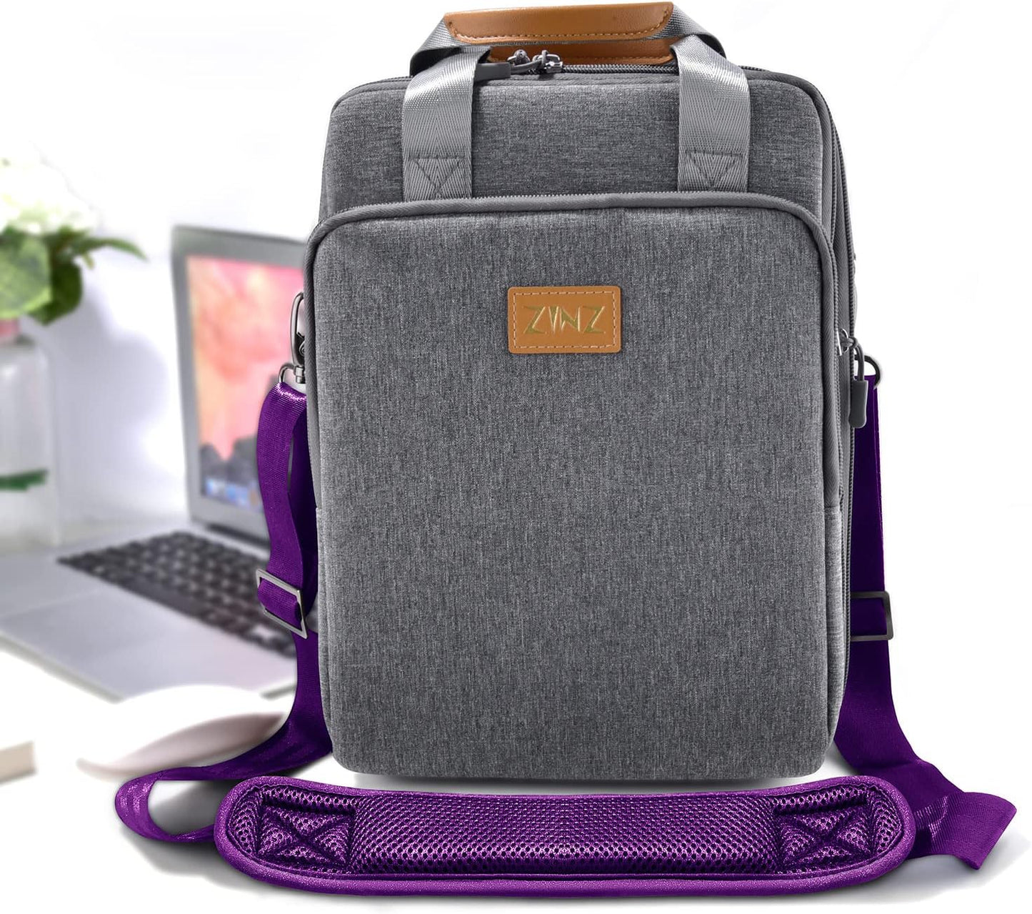 ZINZ 79 inch Shoulder Strap, Extra-thick Fixed Cushion Pad and Dual Clasps Universal Replacement