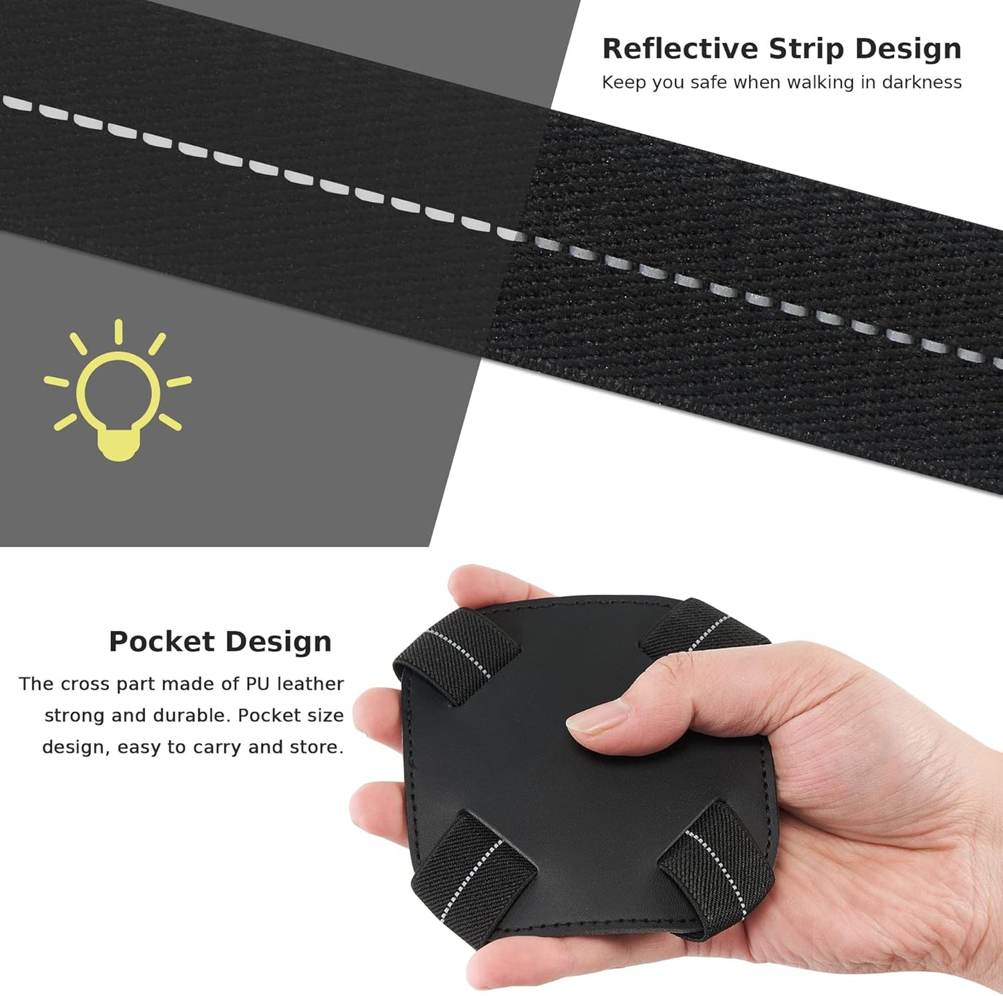Travelkin Luggage Straps for Suitcases, Luggage Bungee Straps for Attaching Bags, Travel Essentials for Suitcases Add a Bag (Black)