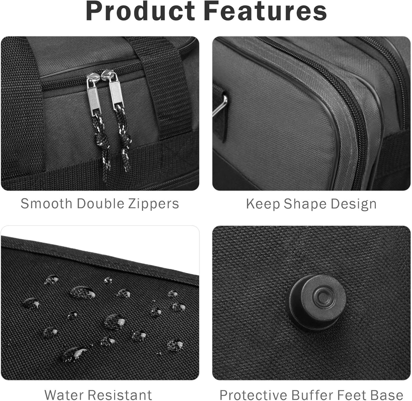 BuyAgain Duffle Bag, 17" Travel Carry On Sport Overnight Weekender Duffel Gym Bag with Adjustable Strap For Men Or Women