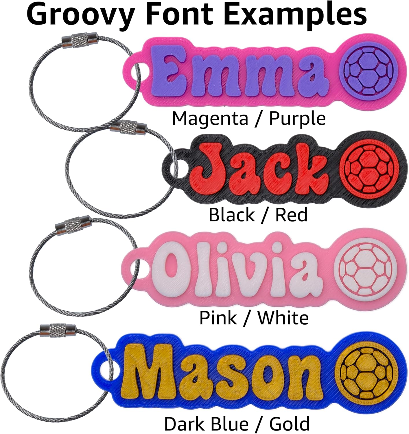 Custom Water Bottle and Bag Name Tag