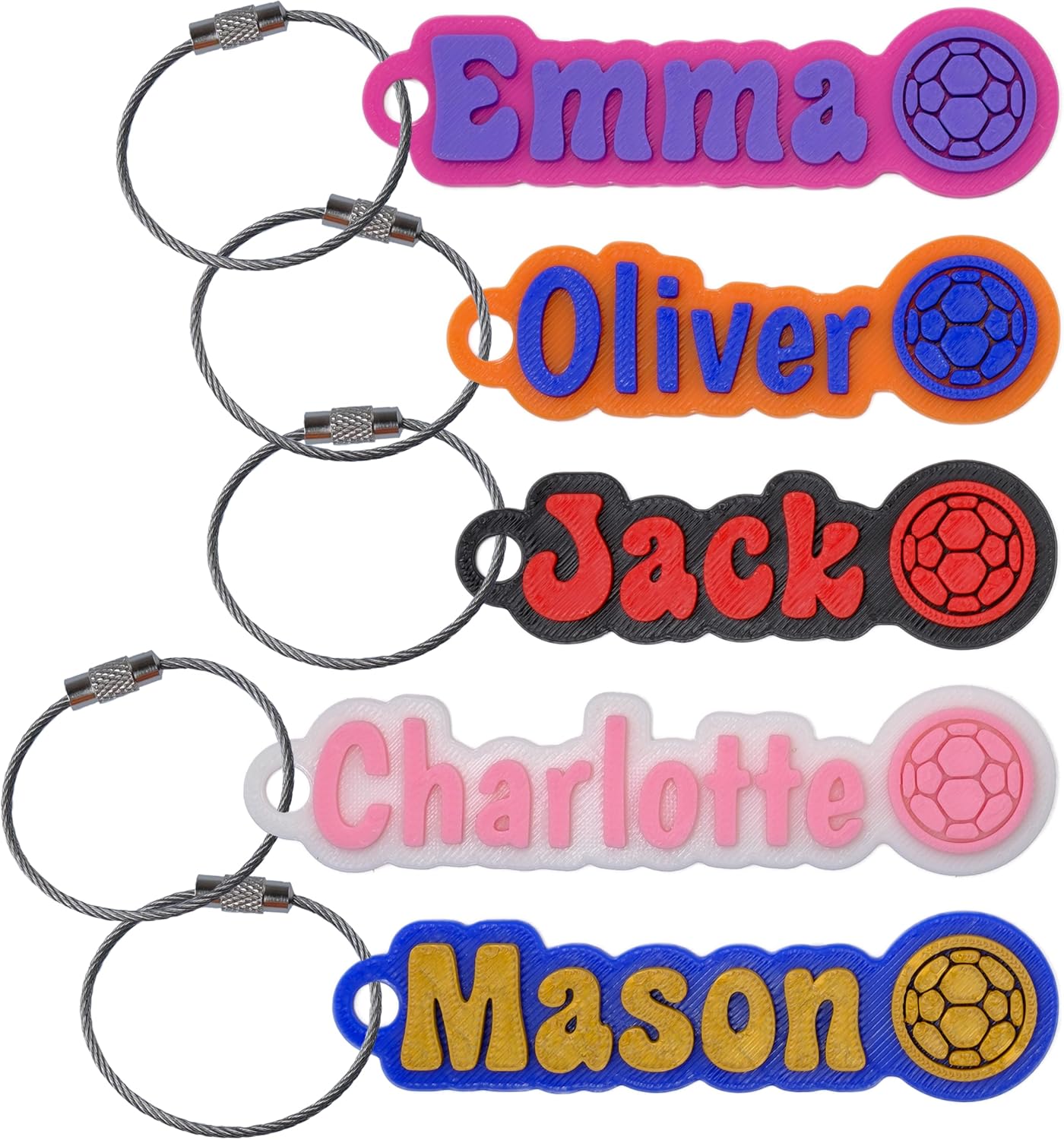 Custom Water Bottle and Bag Name Tag