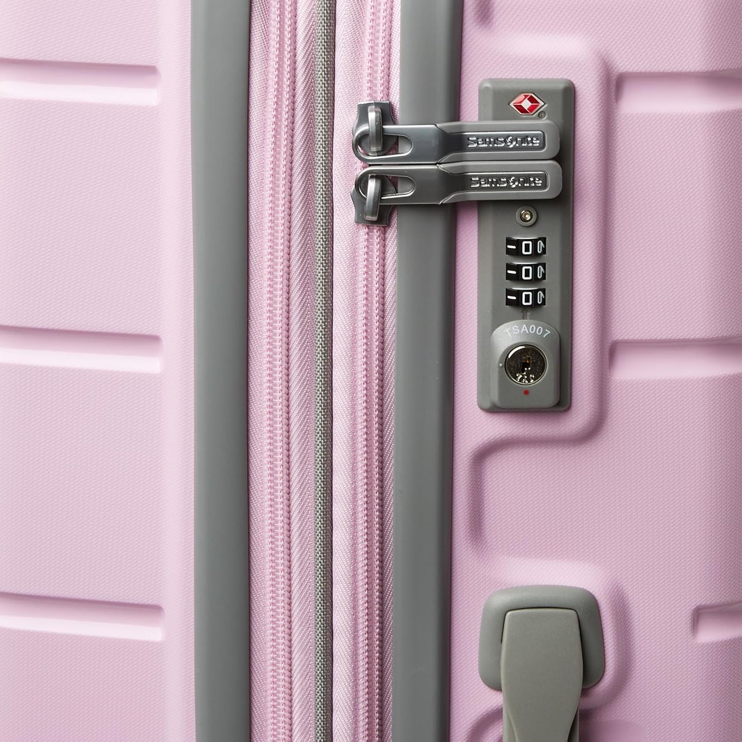 Samsonite Freeform 2-Piece Luggage Set - Carry-On & Large Checked Luggage with Dual Spinner Wheels - Durable Polypropylene Hardshell - TSA Lock, Airline-Approved - Expandable Hard Shell - Pink Rose
