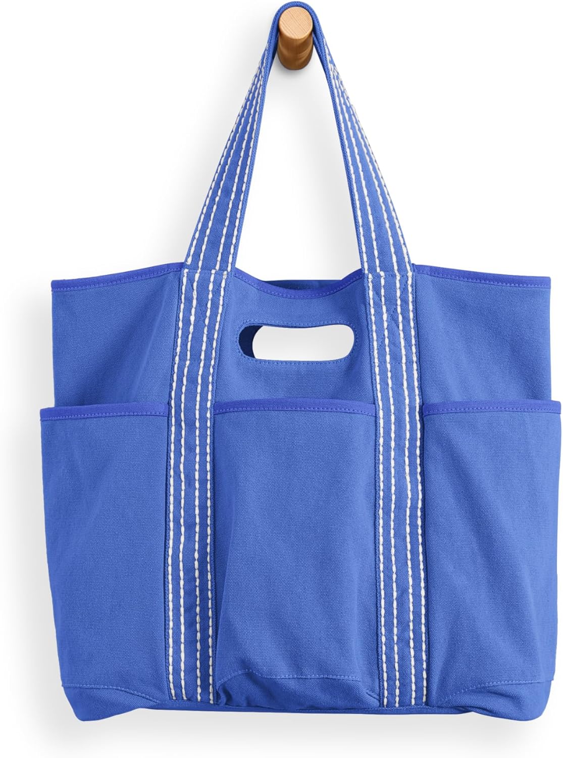 ODODOS 29L Oversized Canvas Tote Bag Large Capacity Open Top Shoulder Bags for Gym Workout Shopping Beach Travel
