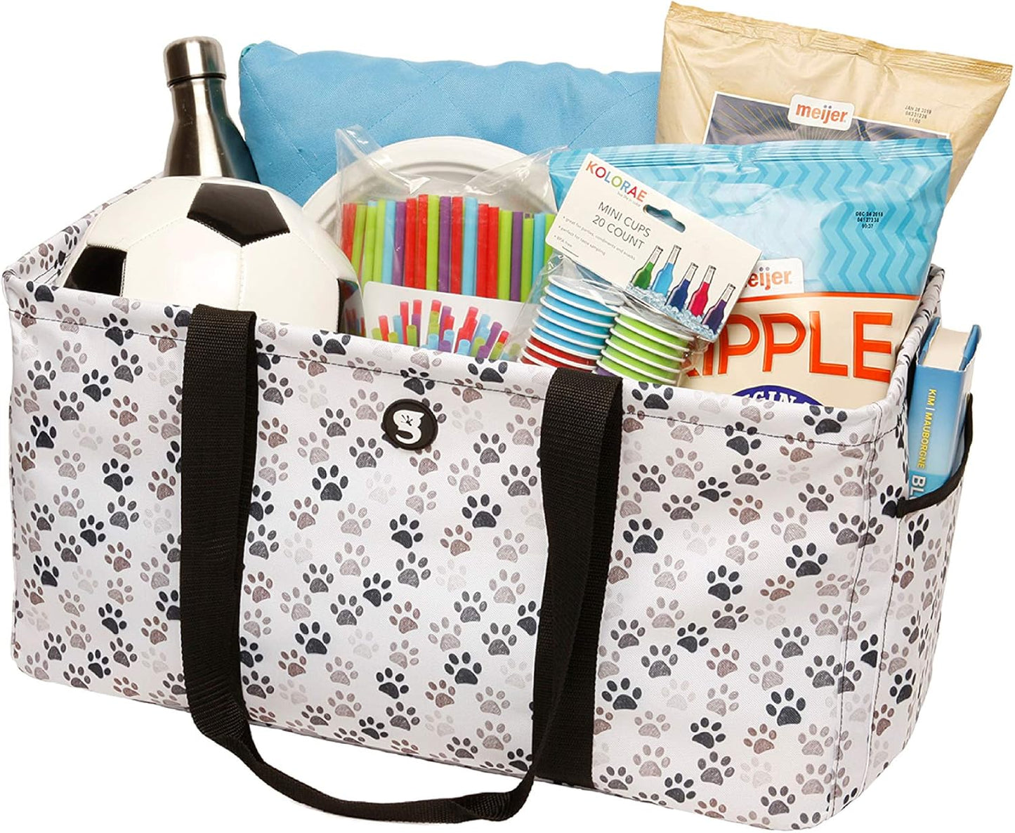geckobrands Large Utility Tote - Durable Multipurpose Bag for Beach, Travel, Shopping & Outdoor