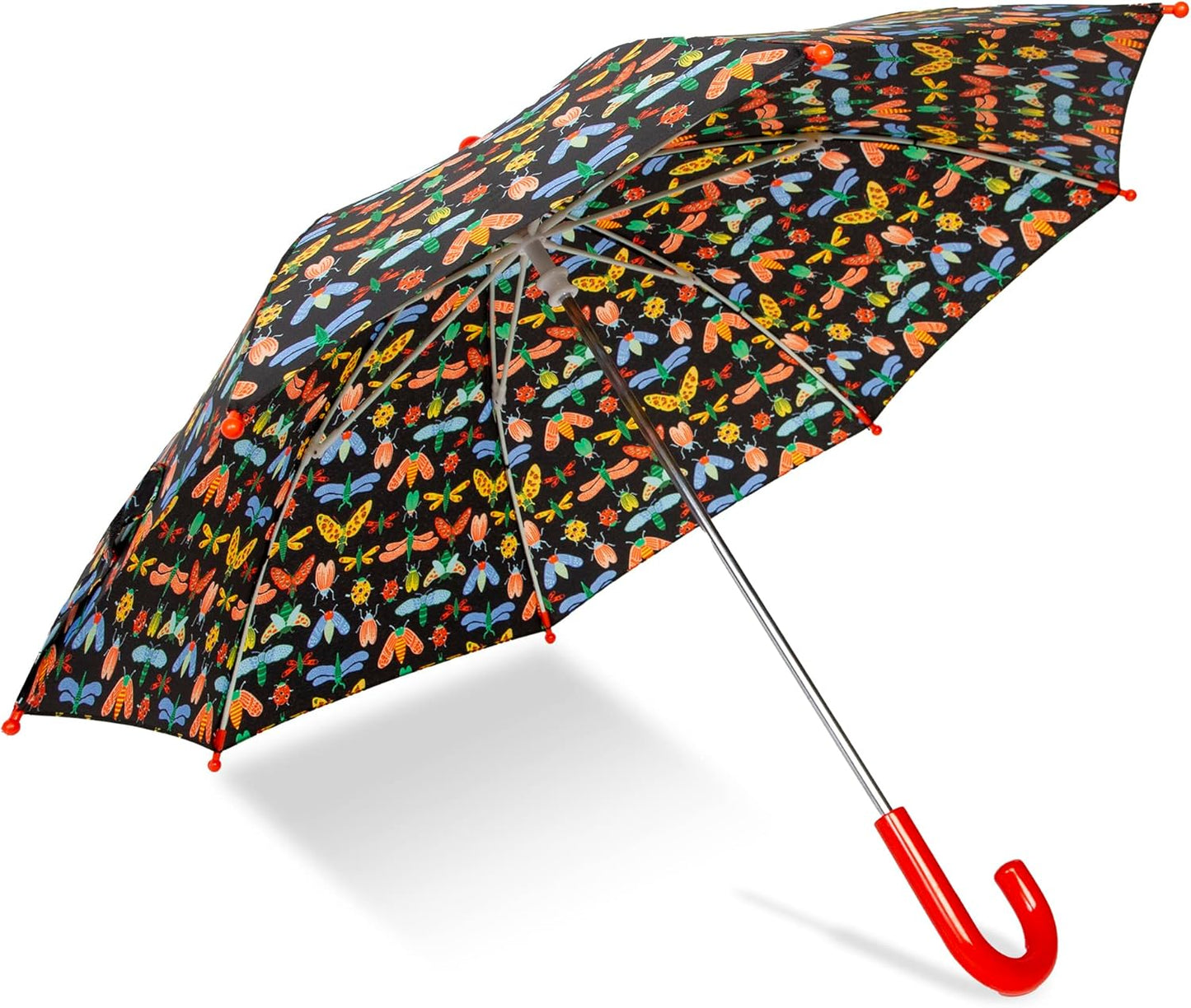 ShedRain Kids Umbrella-Pinch-Proof, Easy Grip Handle- Compact Children's School & Travel Umbrella with Large 33" Arc, Heavy Duty Steel Shaft, Fiberglass Ribs