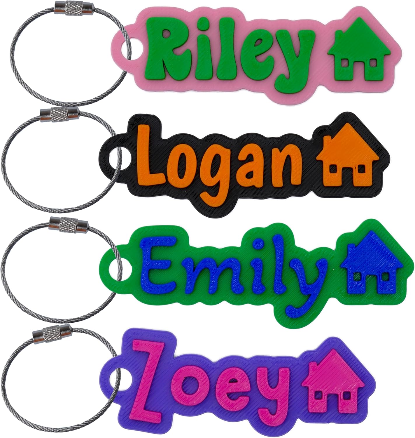 Custom Water Bottle and Bag Name Tag