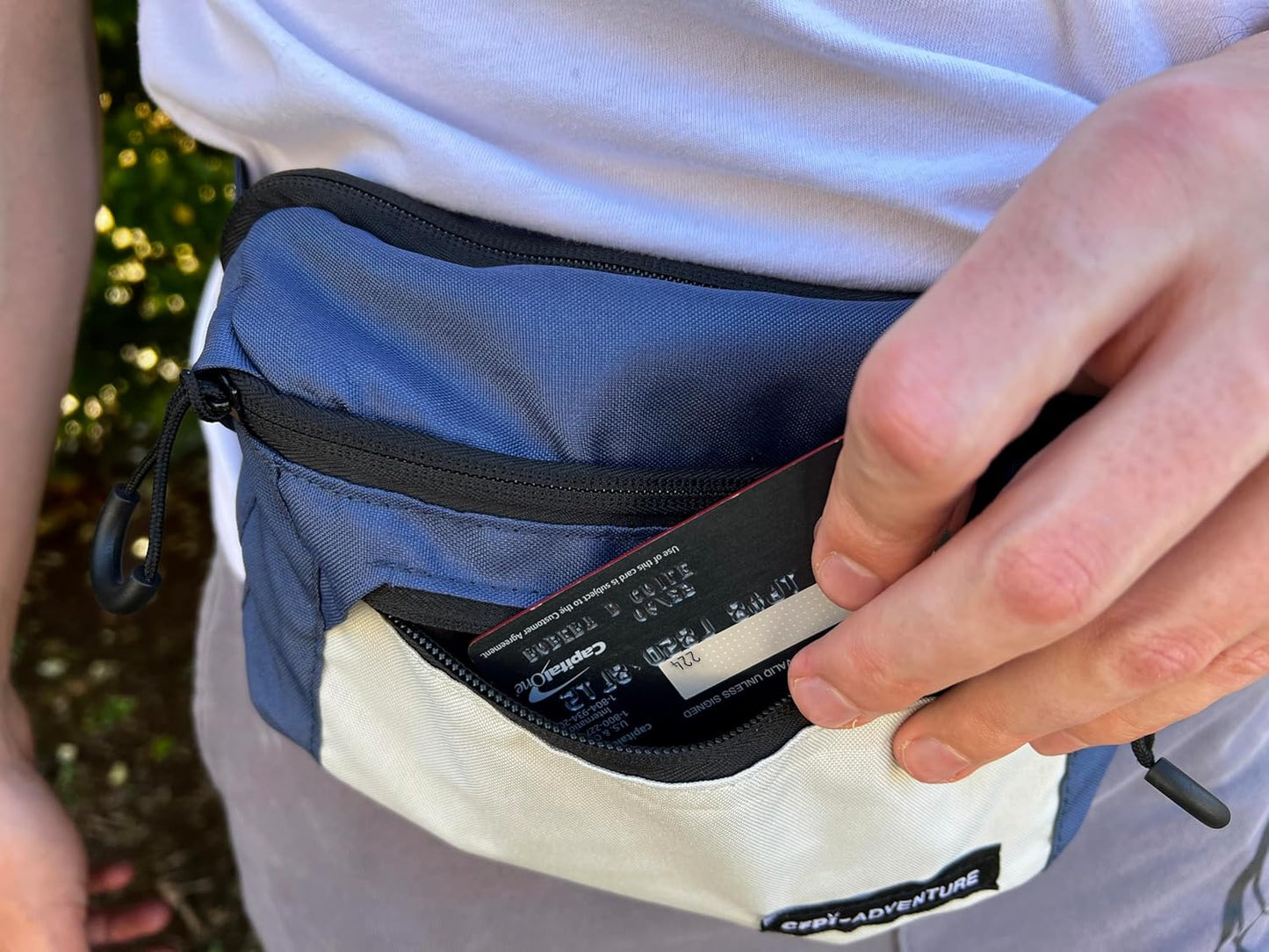 Men's Fanny Bag – Durable, Lightweight Waist Bag with Adjustable Strap & Multiple Zipper Pockets for Travel, Outdoors & Daily Use