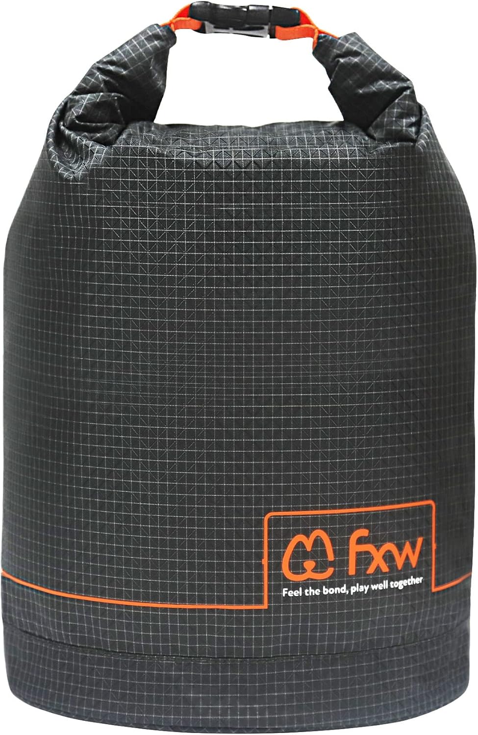 FXW Dog Food Travel Bag，Large Capacity for Travel Kibble Storage Perfect for RV Road Trips, Camping, Longterm Dog Boarding Gear Accessories Gray, 64 Cups