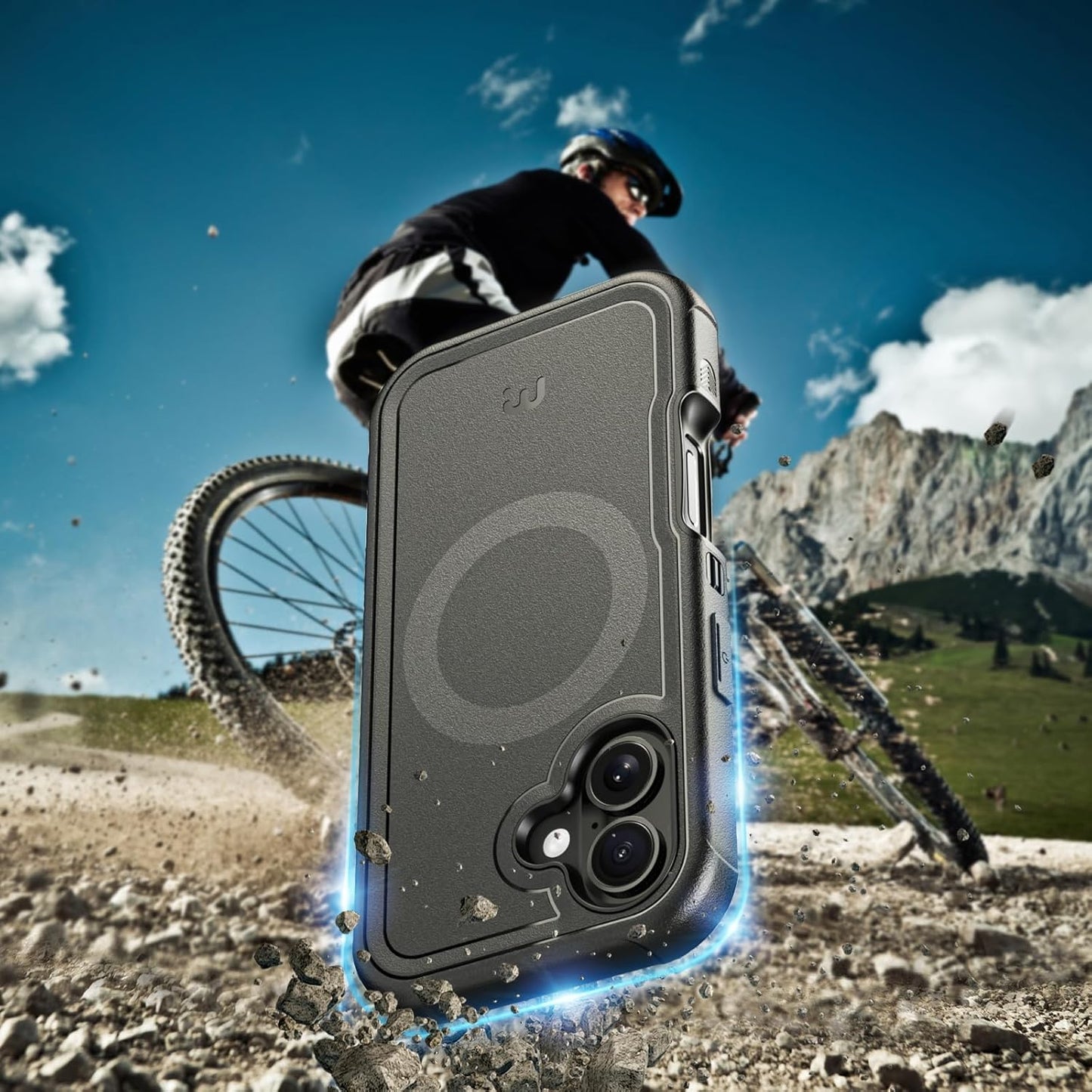M MYBAT PRO for iPhone 17 Case,Maverick Series Magnetic Phone Case for iPhone 17 Rogue Edition,[Compatible with magsafe],Heavy Duty Protection Rugged Case,Anti-Drop,Shockproof Phone Cover Black