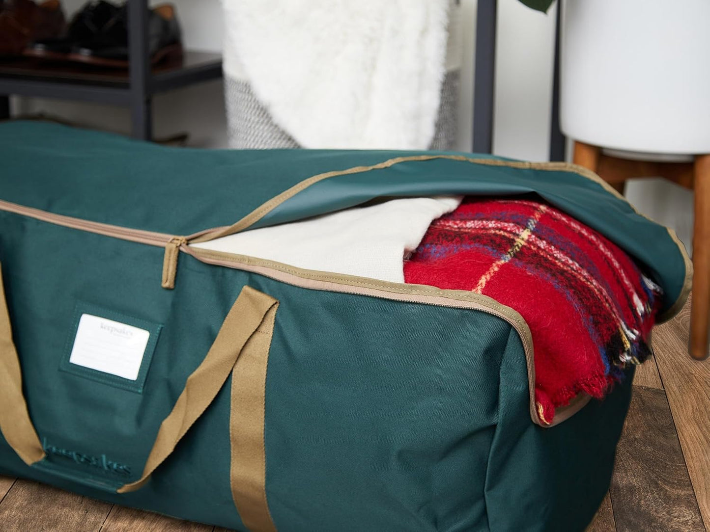 Covermates Keepsakes - Storage Duffel Bag - Heavy Duty Polyester - Reinforced Handles - Closet
