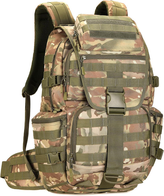 50L Military Tactical Backpack 3 Day Assault Pack Molle Daypack Hiking Backpack for Men and Women