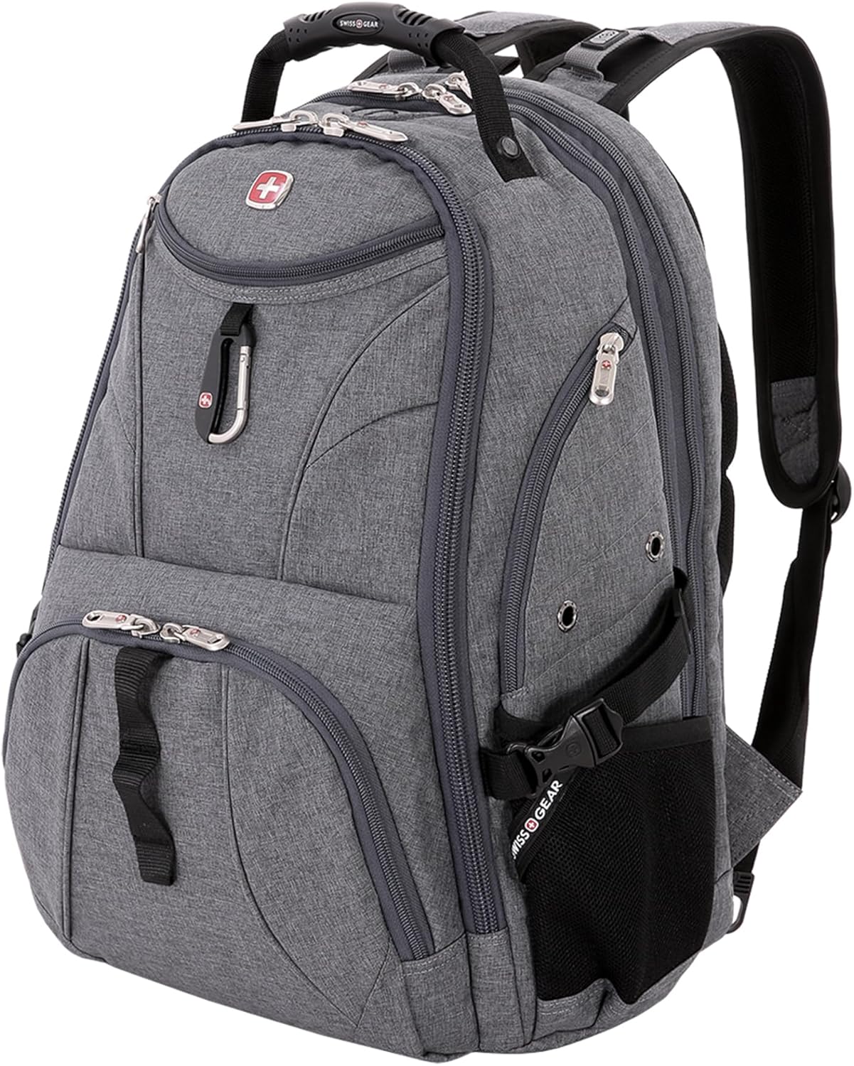 SwissGear 1900 Scansmart TSA 17 Laptop Backpack, Heather Grey, 19-Inch