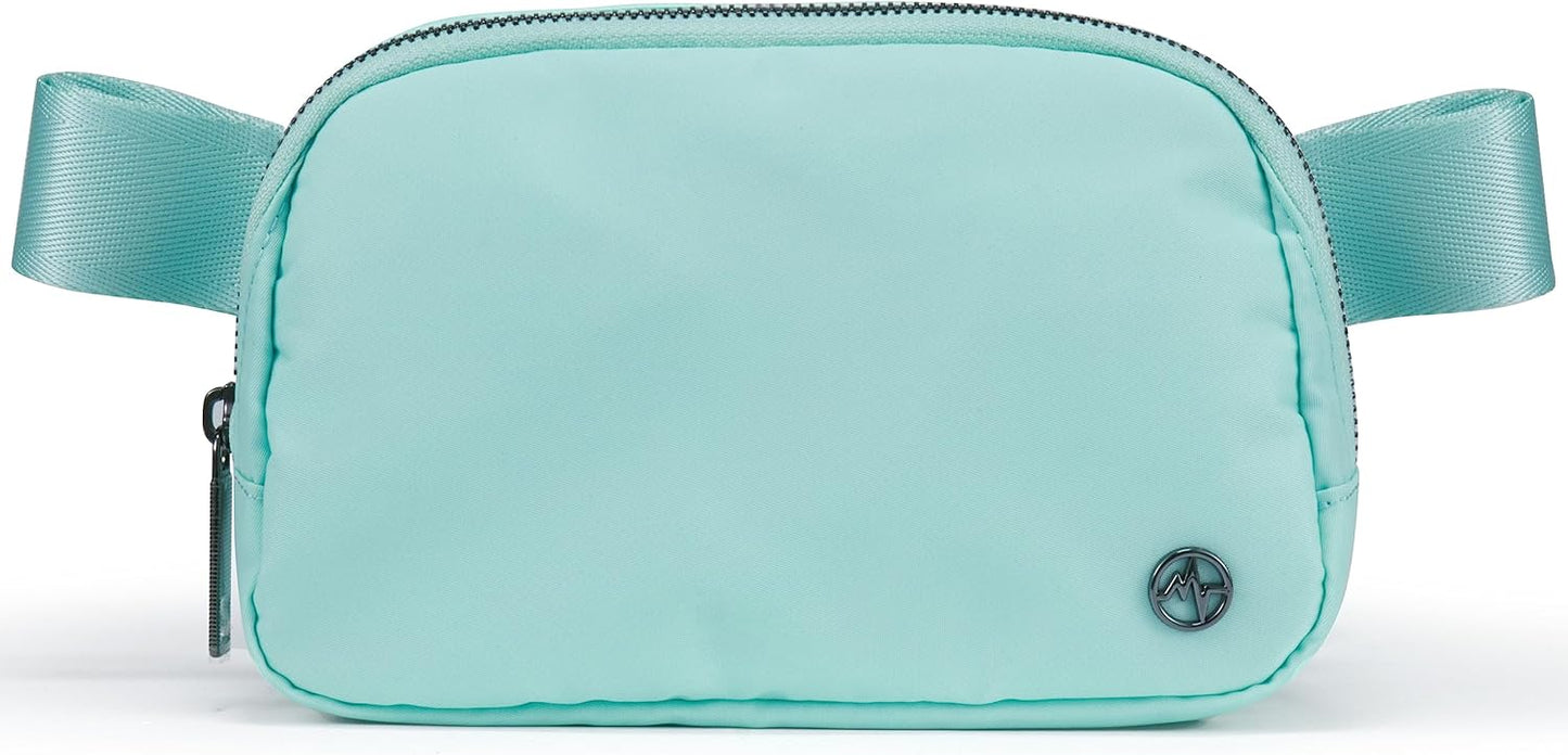 Pander Belt Bag for Women, Fashion Waist Packs, Crossbody Bags, Everywhere Belt Bag with Adjustable Strap (Pale Turquoise).