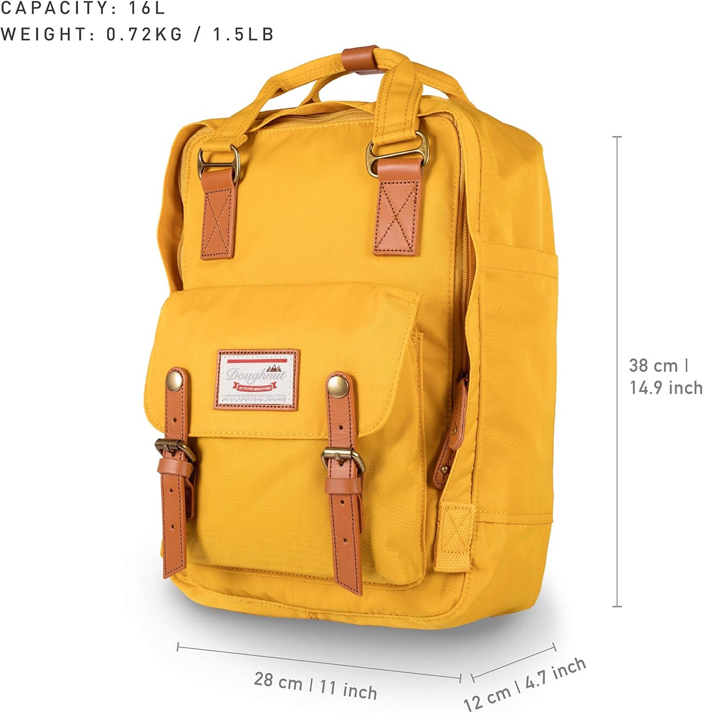 Doughnut Macaroon 16L Travel School Ladies College Girls Lightweight Casual Daypacks Bag Backpack