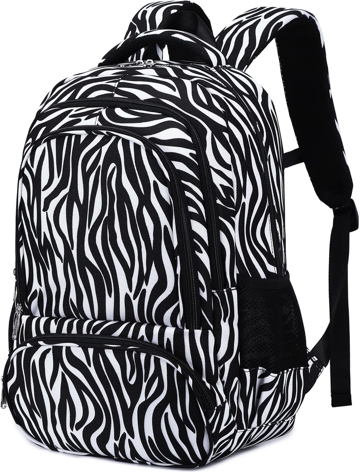 abshoo Lightweight Kids Backpack For School Teen Girls Bookbag Kindergarten Elementary School Bags (Zebra Black)