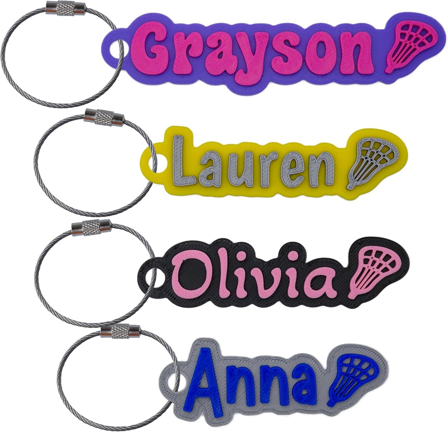 Custom Water Bottle and Bag Name Tag