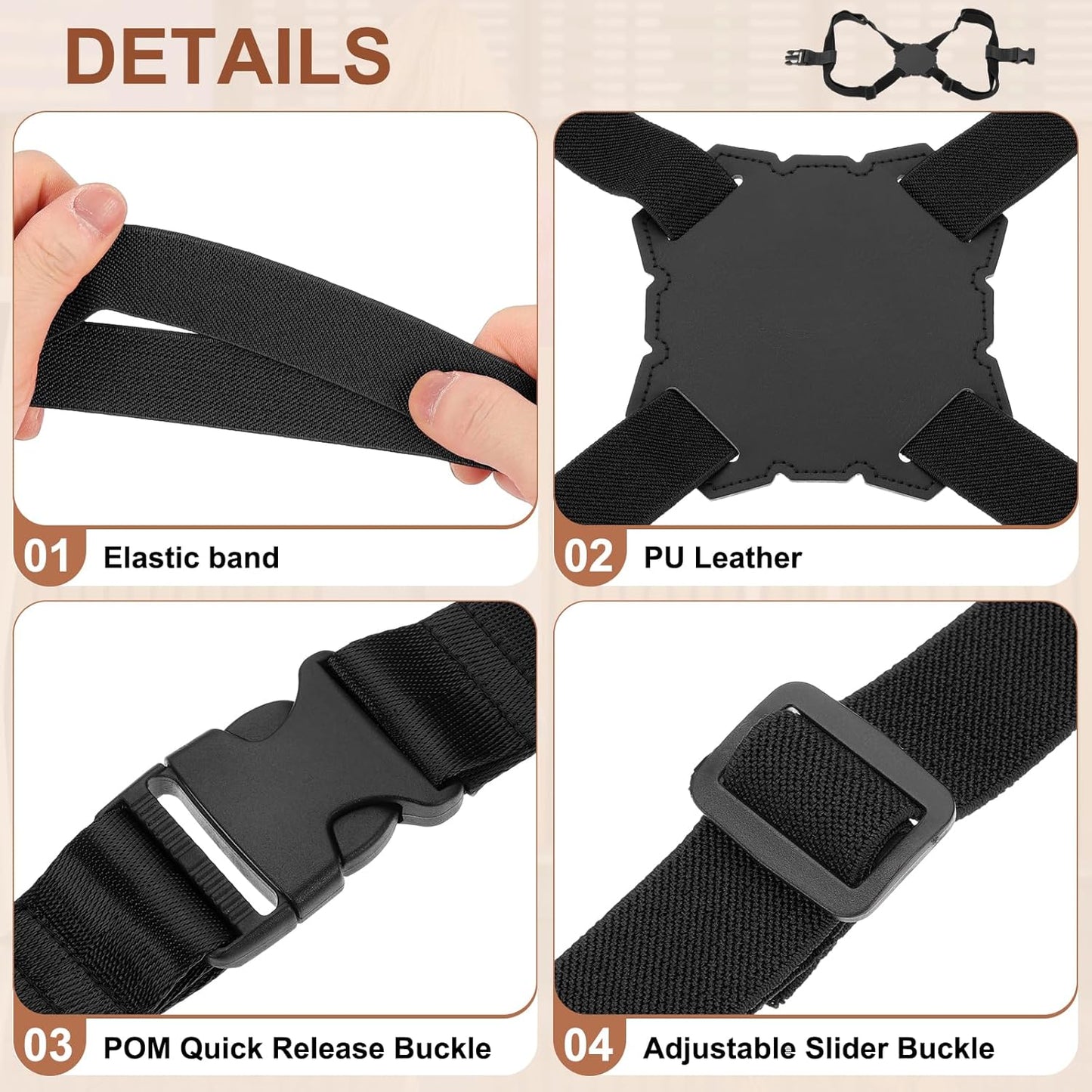 MECCANIXITY Luggage Strap Bag Bungee Elastic Suitcase Adjustable Belt for Suitcases Add A Bag Easy to Travel, Black