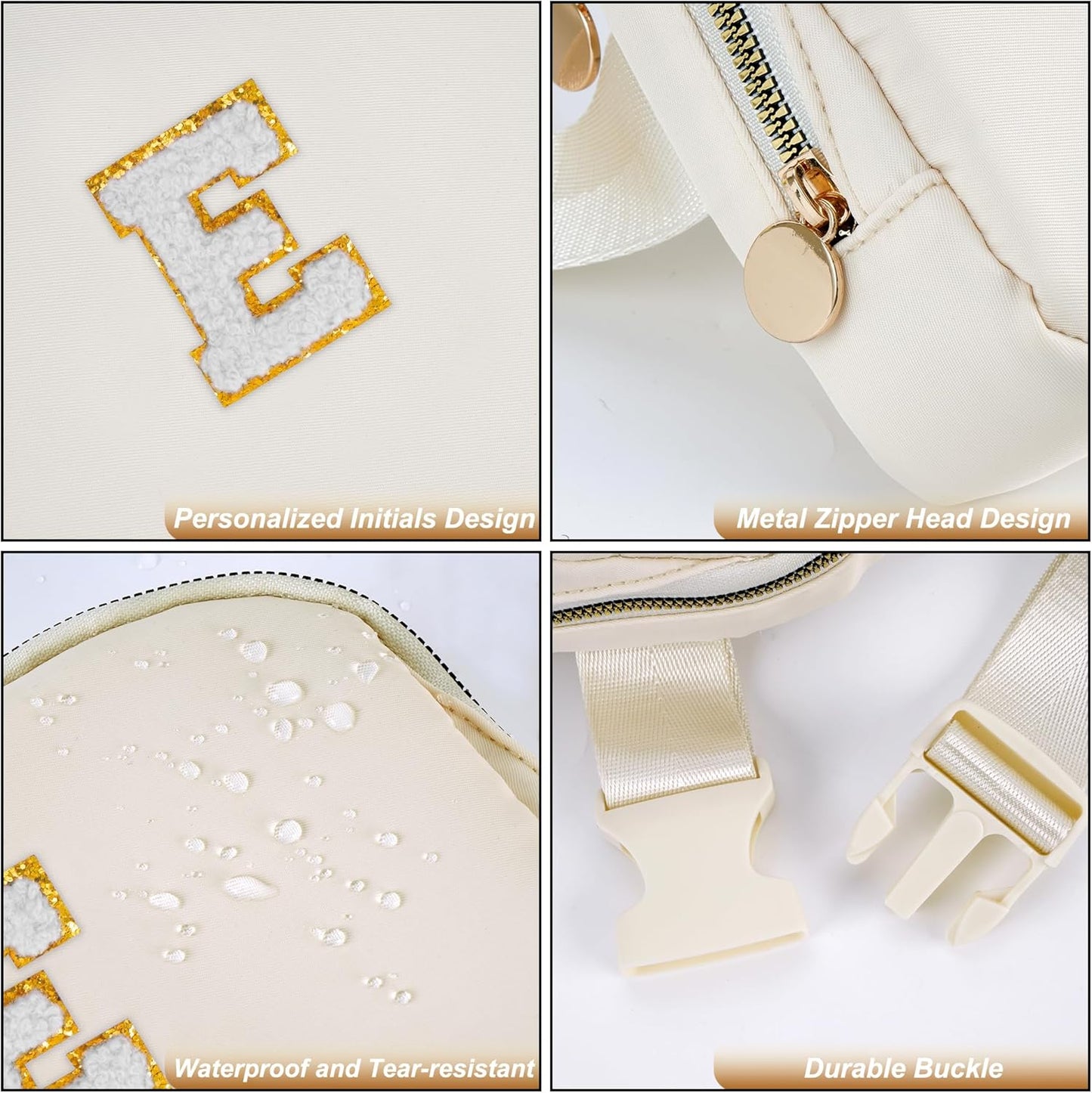 Party Favors for Kids & Teens - Gift Bags & Prize Packs - Belt Bags & Fanny Packs - White, Cream