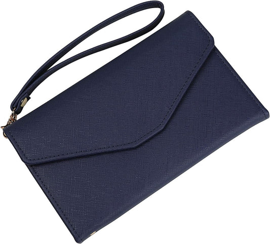 ZOPPEN Passport Holder Women Travel Wallet (Ver.5) for Women Rfid Blocking Passport Cover Case Document Organizer Wrist Strap
