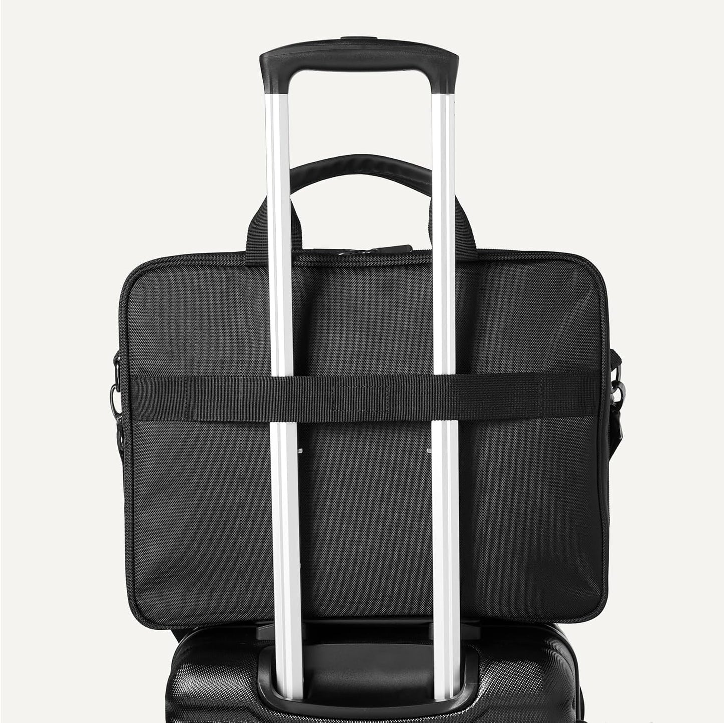 Amazon Essentials Check point friendly laptop Briefcase, 16 inch, Black