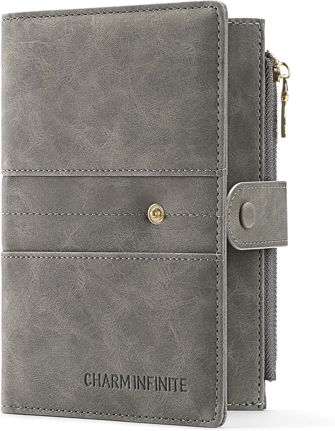 RFID Blocking Leather Passport Wallet Cover Case with Pen and Card Slots Travel Wallet for Women/Men Travel Must Haves Accessories