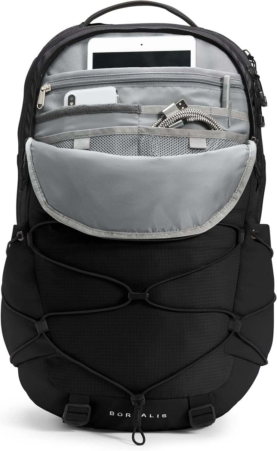 The North Face Borealis Commuter Laptop Backpack, TNF Black/TNF Black, One Size