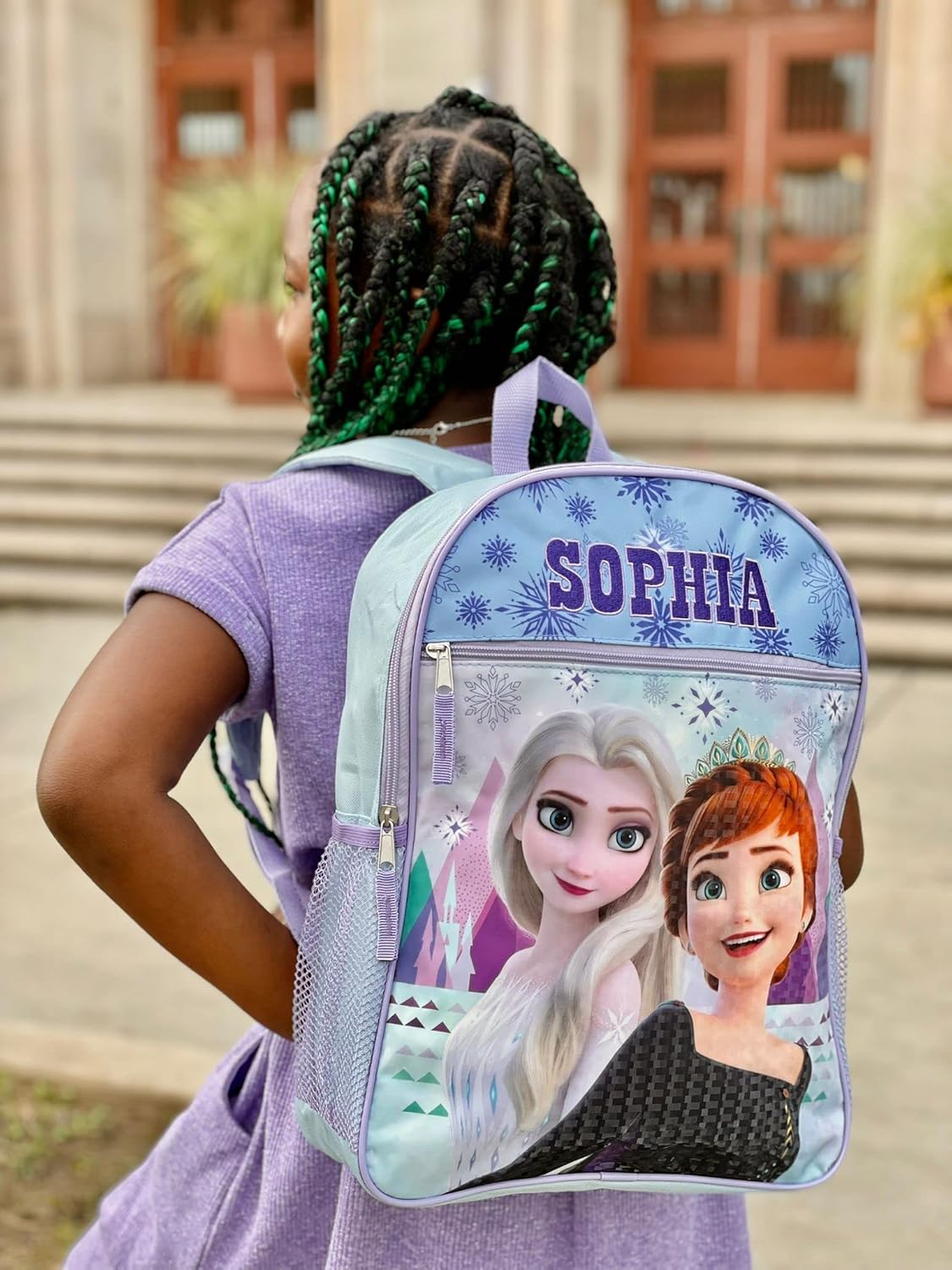 Personalized 16 Inch License School Backpack - Disney Frozen