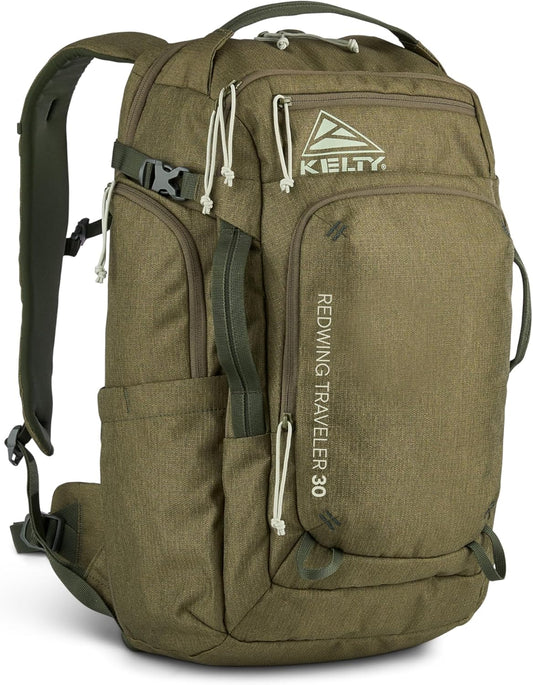 Kelty | Redwing Traveler Backpacks, Travel Pack for Adventure Travel | Burnt Olive & Black