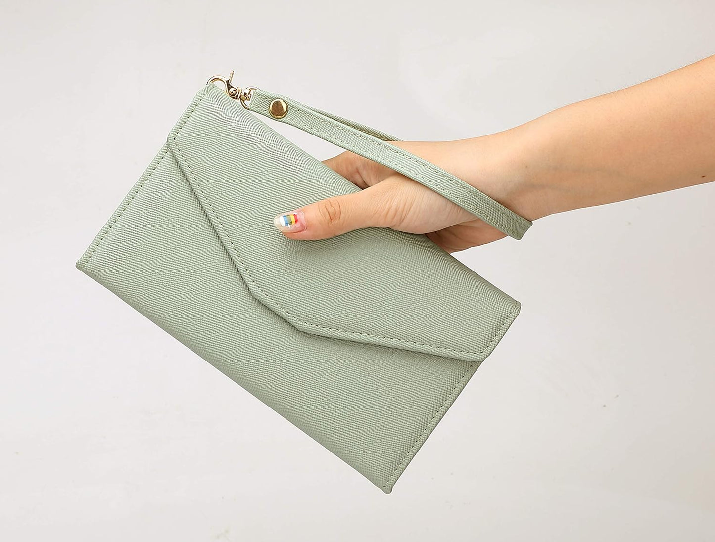 ZOPPEN Passport Holder Women Travel Wallet (Ver.5) for Women Rfid Blocking Passport Cover Case Document Organizer Wrist Strap