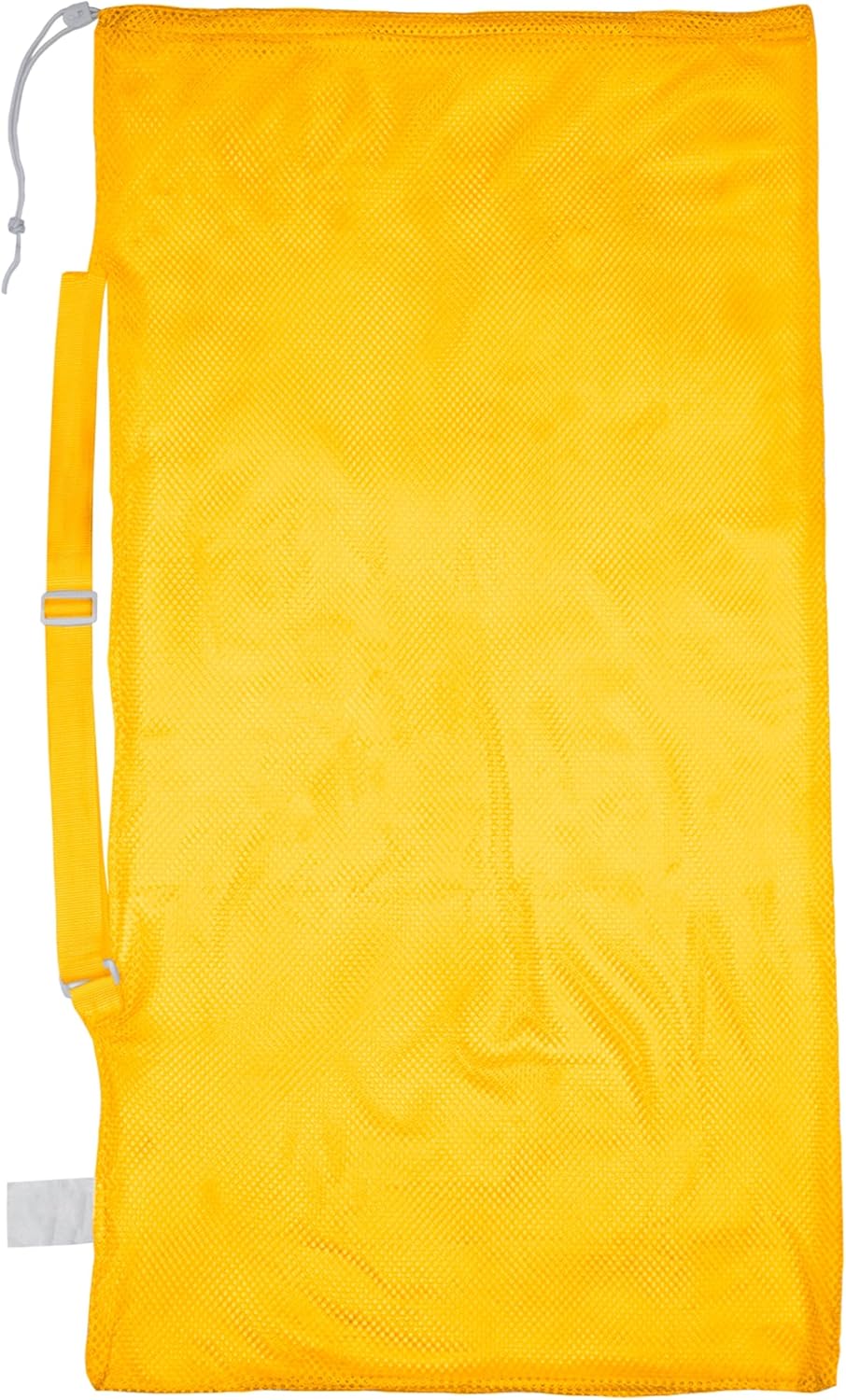 Champion Sports Mesh Equipment Bag – Heavy-Duty Nylon Drawstring Bag with Lock & ID Tag, Breathable