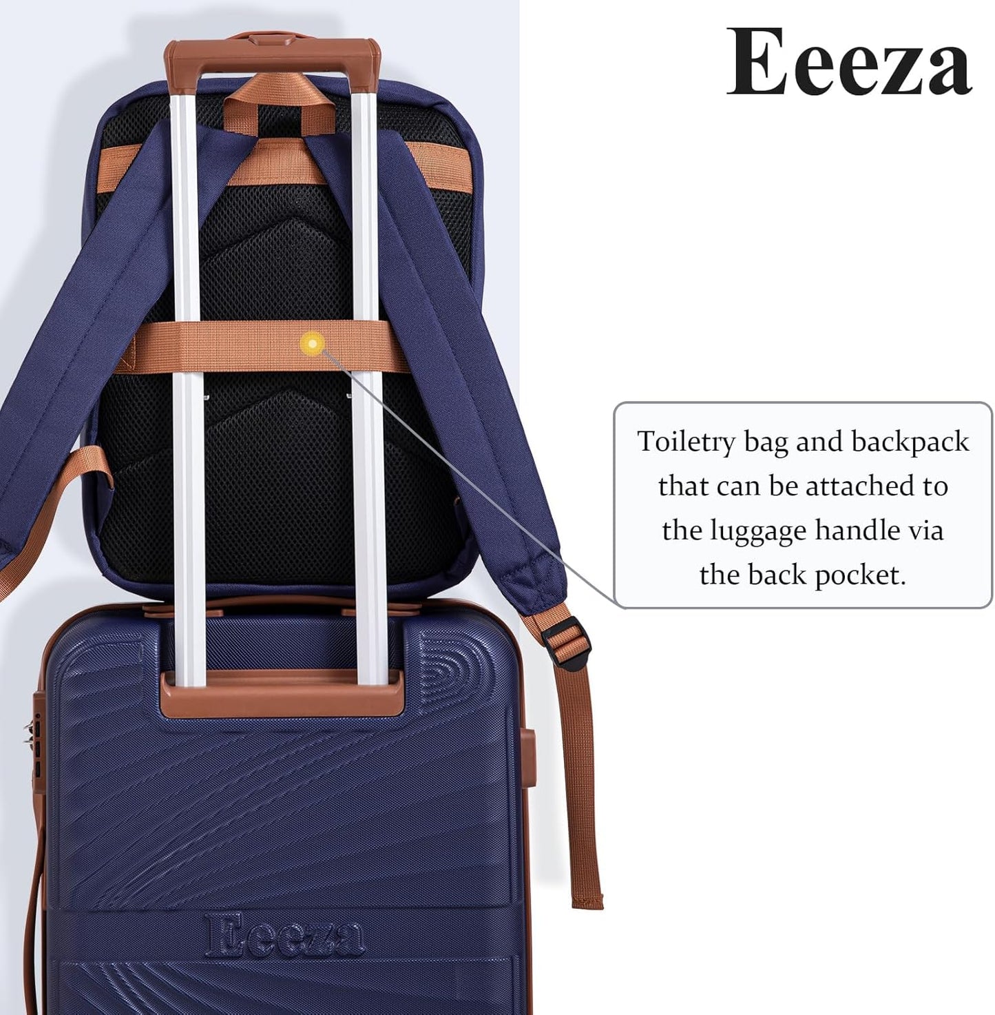 Luggage Sets 3 Piece, Suitcases with Wheels, ABS Hard Case Luggage with TSA Lock Spinner Wheels