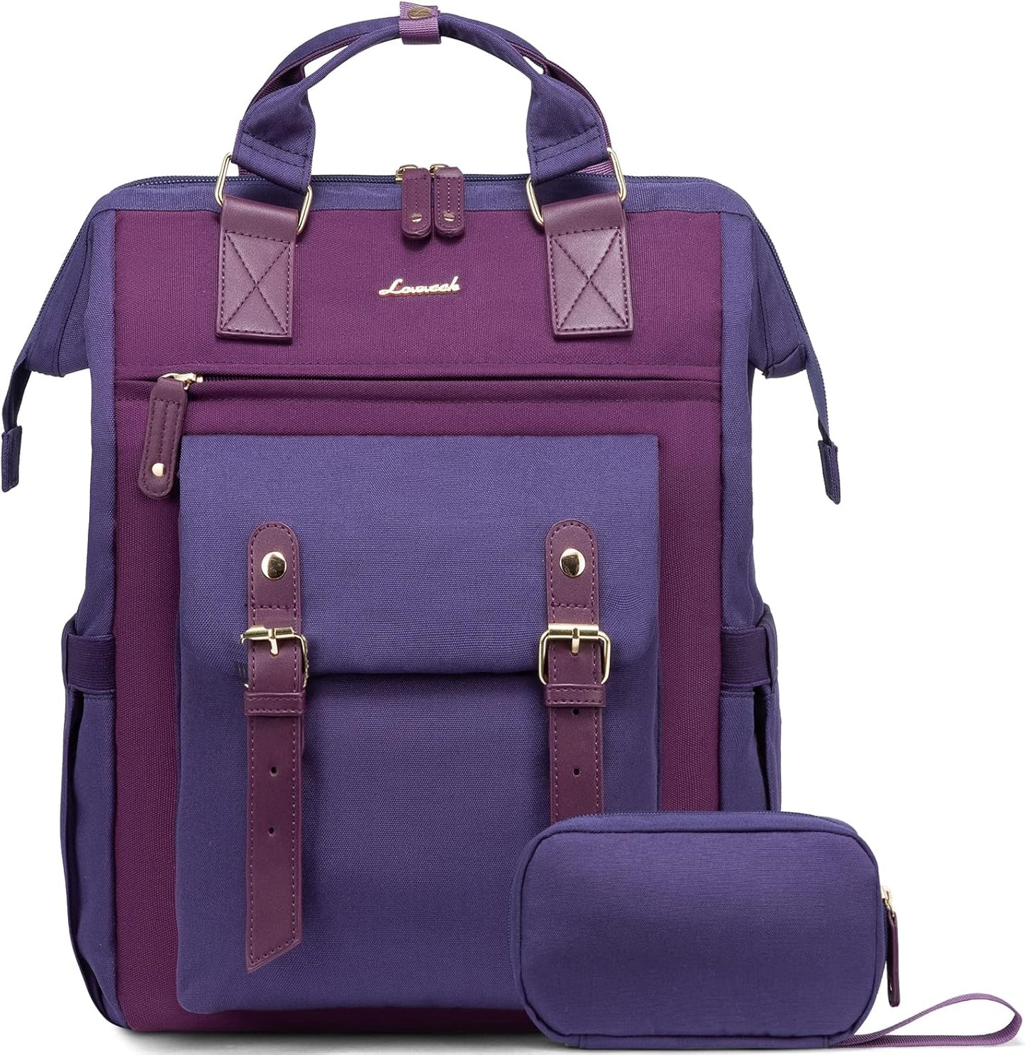 LOVEVOOK Laptop Backpack for Women Work Travel Computer Backpacks Purse, Doctor Nurse Bag Teacher Business Laptop Bag, Fashion College Backpack Casual Daypack, 17inch