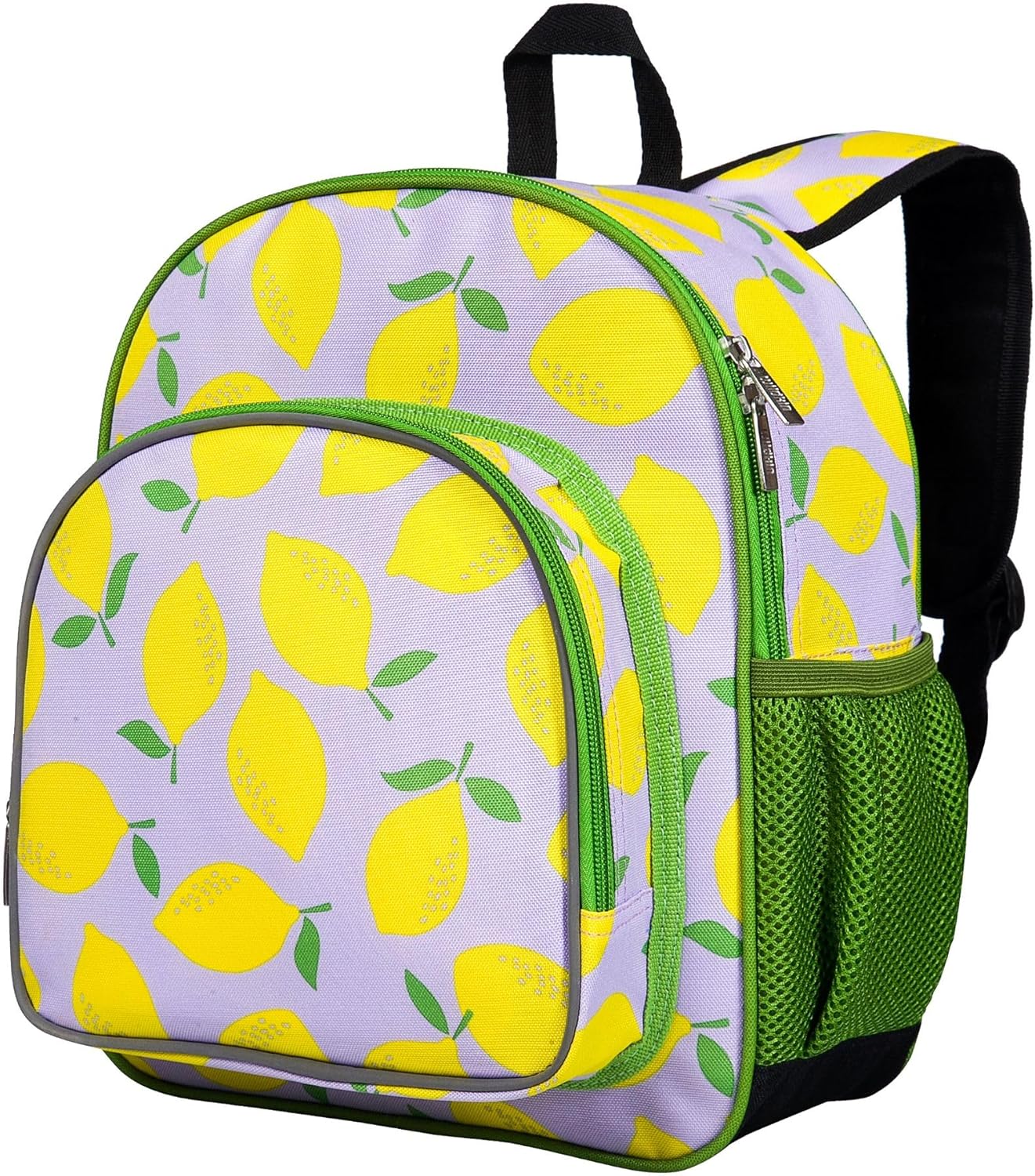 Wildkin 12-inch Kids Backpack – Padded, Adjustable, Ideal for Daycare & Travel - Lilac Lemonade