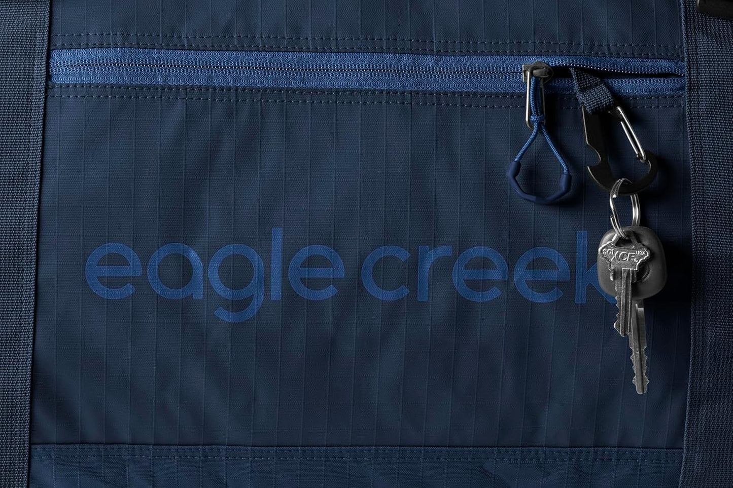 Eagle Creek No Matter What Rolling Duffel - Durable Rolling Bag for Travel - Adjustable Shoulder Strap - Heavy Duty Wheels - Lockable Zippers - Multiple Carry Options - 110L - Atlantic Blue