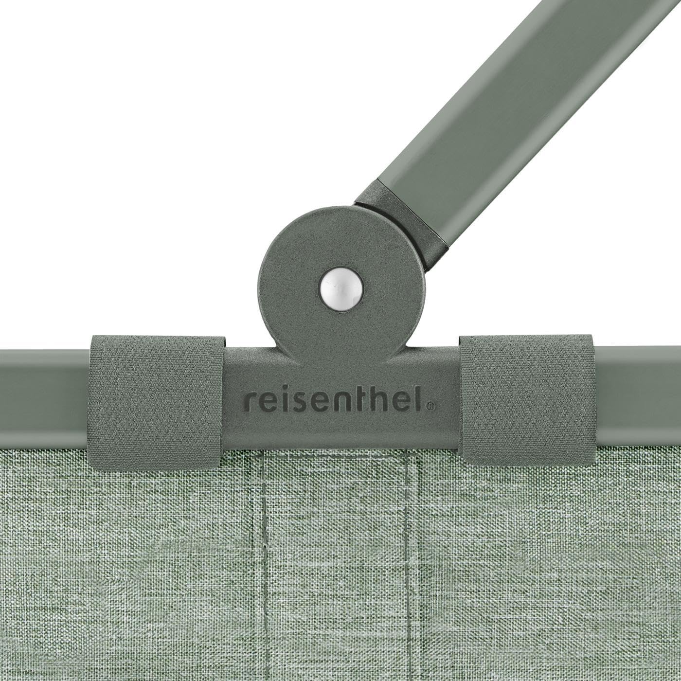 reisenthel carrybag twist sage - Sturdy shopping basket with plenty of storage space and practical inner pocket - Elegant and water-repellent design