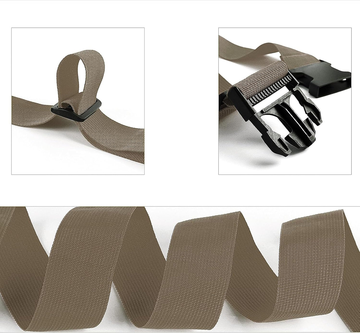 2Pcs Luggage Straps for Suitcase Travel Accessories TSA Approved, 80In Long Belts to Keep Your