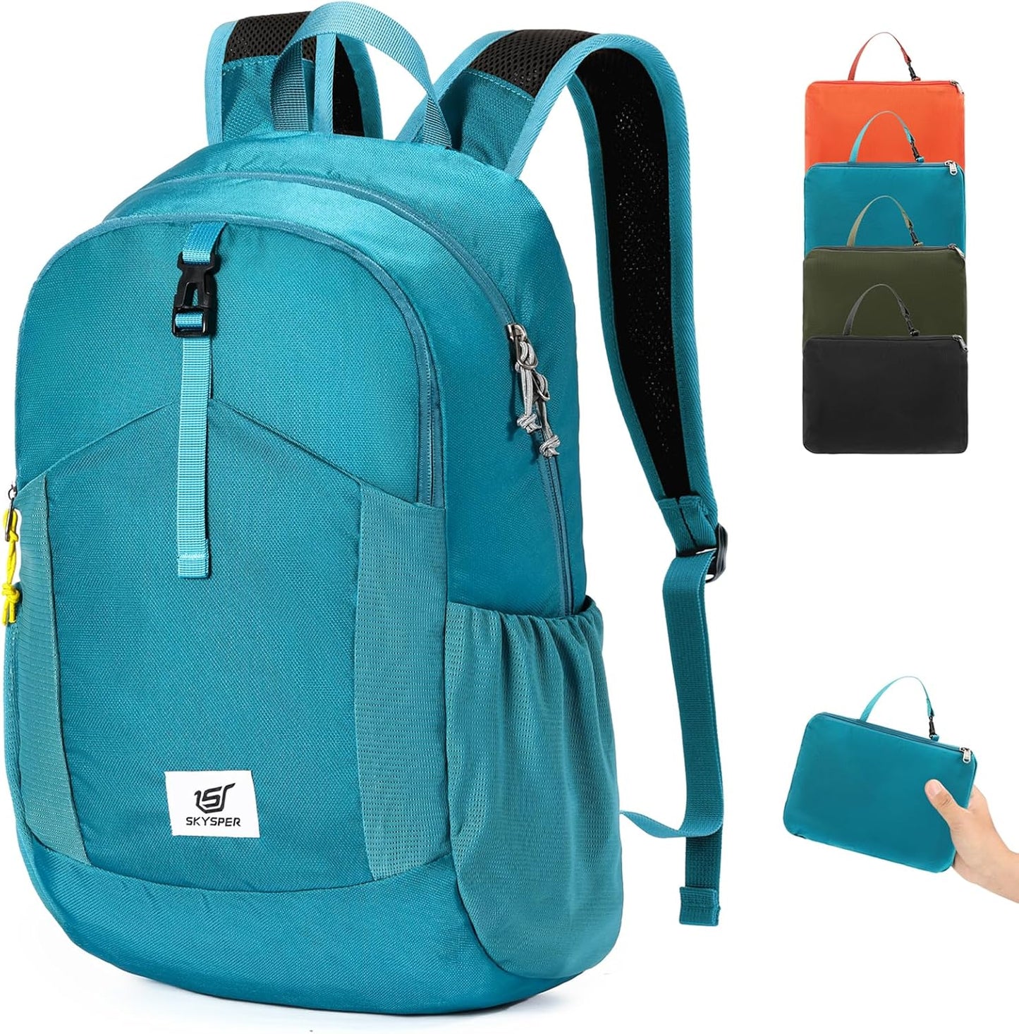 SKYSPER Small Hiking Backpack for Men Women 20L RFID Packable Daypack Ultralight Foldable Back Pack