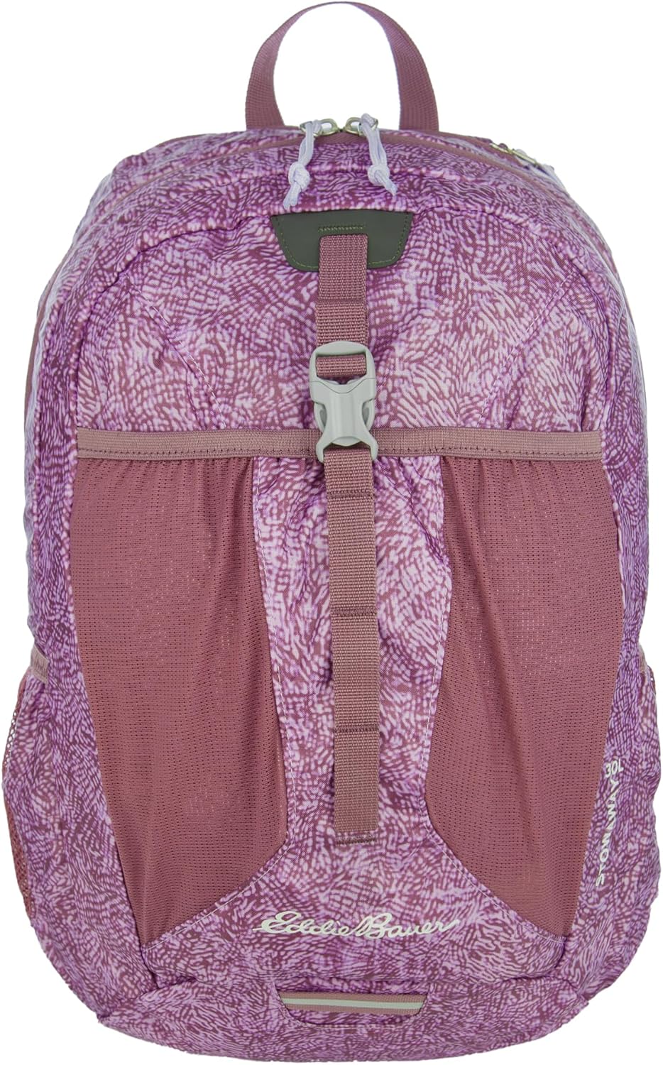 Eddie Bauer Stowaway Packable Backpack | Travel | Outdoor | Lightweight | Foldable | Durable | Ripstop Polyester | 30L - Lilac