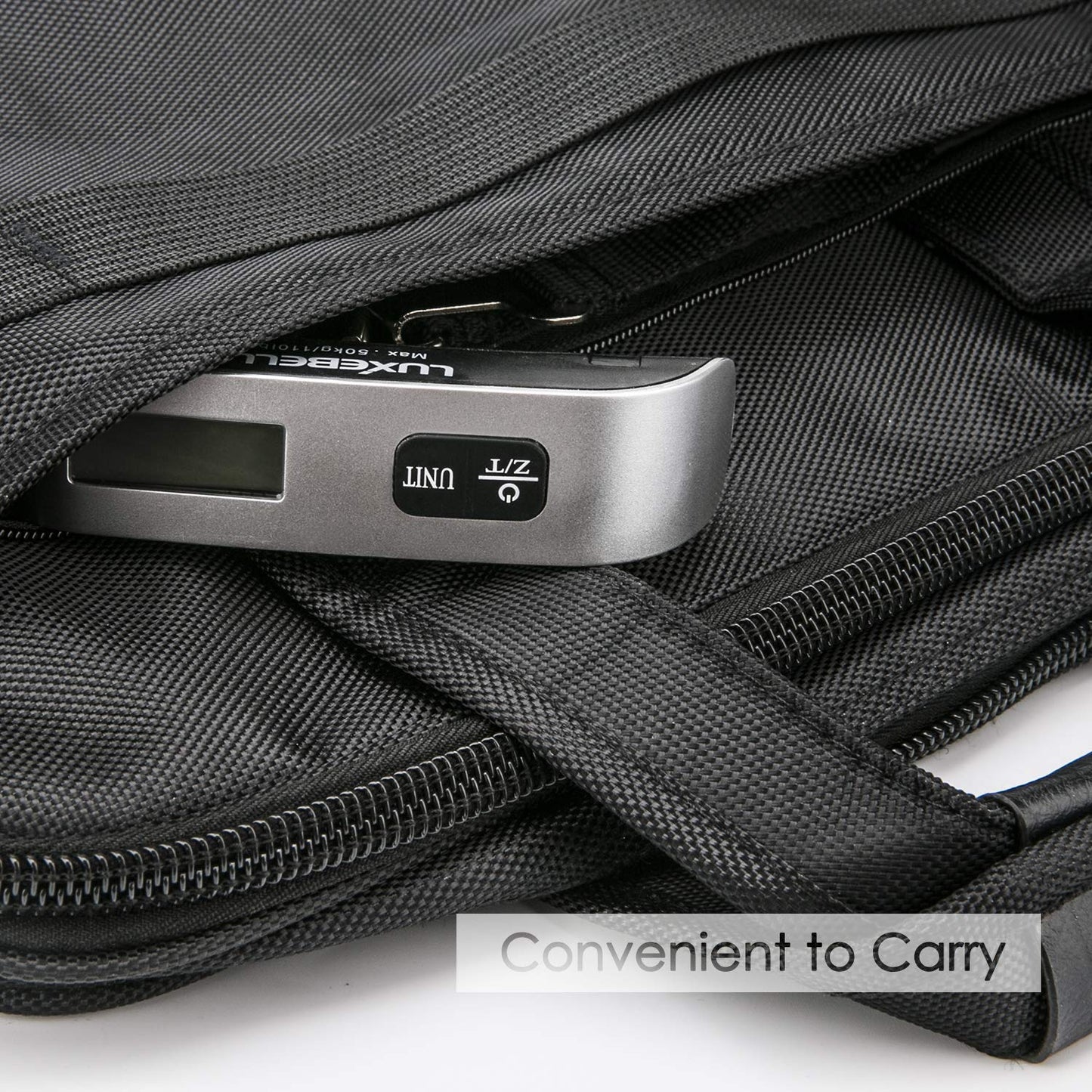 Luxebell Luggage Scale Portable Handheld Digital Suitcase Weight 110lbs Airplane Travel Essentials Gift LCD Backlight Temperature Sensor