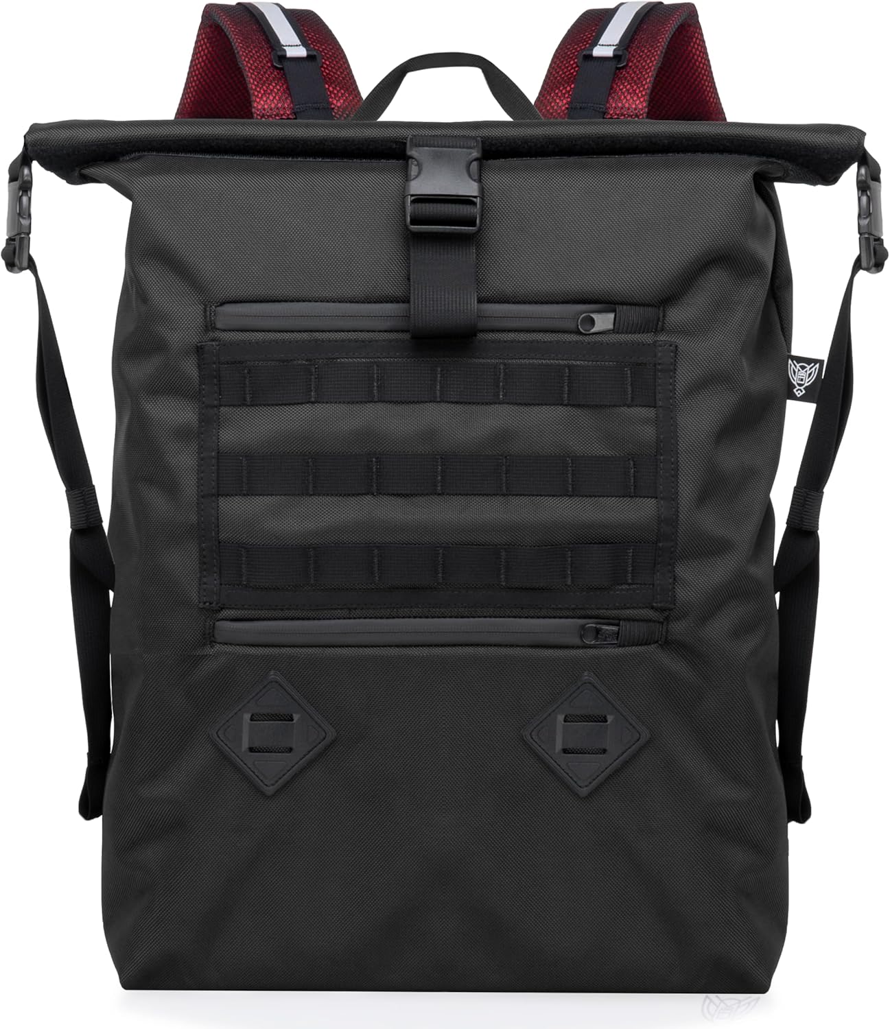 Xtreme Sight Line ~ AQUA RT ~ Large Water-Proof Faraday Backpack for Laptops, Tablets, and Mid-Size Electronics ~ Tracking/Hacking Defense ~ Red