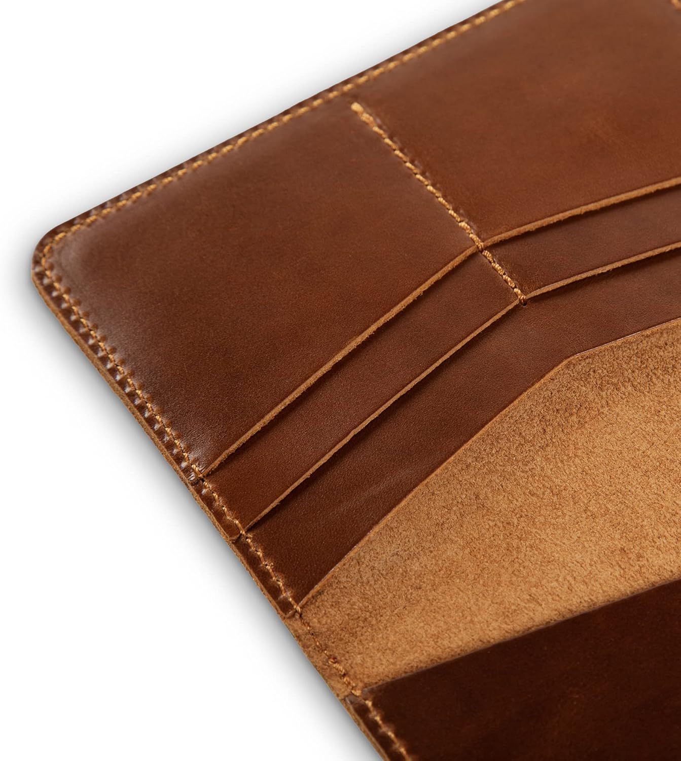 PEGAI Standard Full Grain Crazy Horse Leather Passport Holder | Custom Travel Passport Cover & Organizer | Handcrafted Leather Passport Wallet for Men and Women | Pike (Taba)