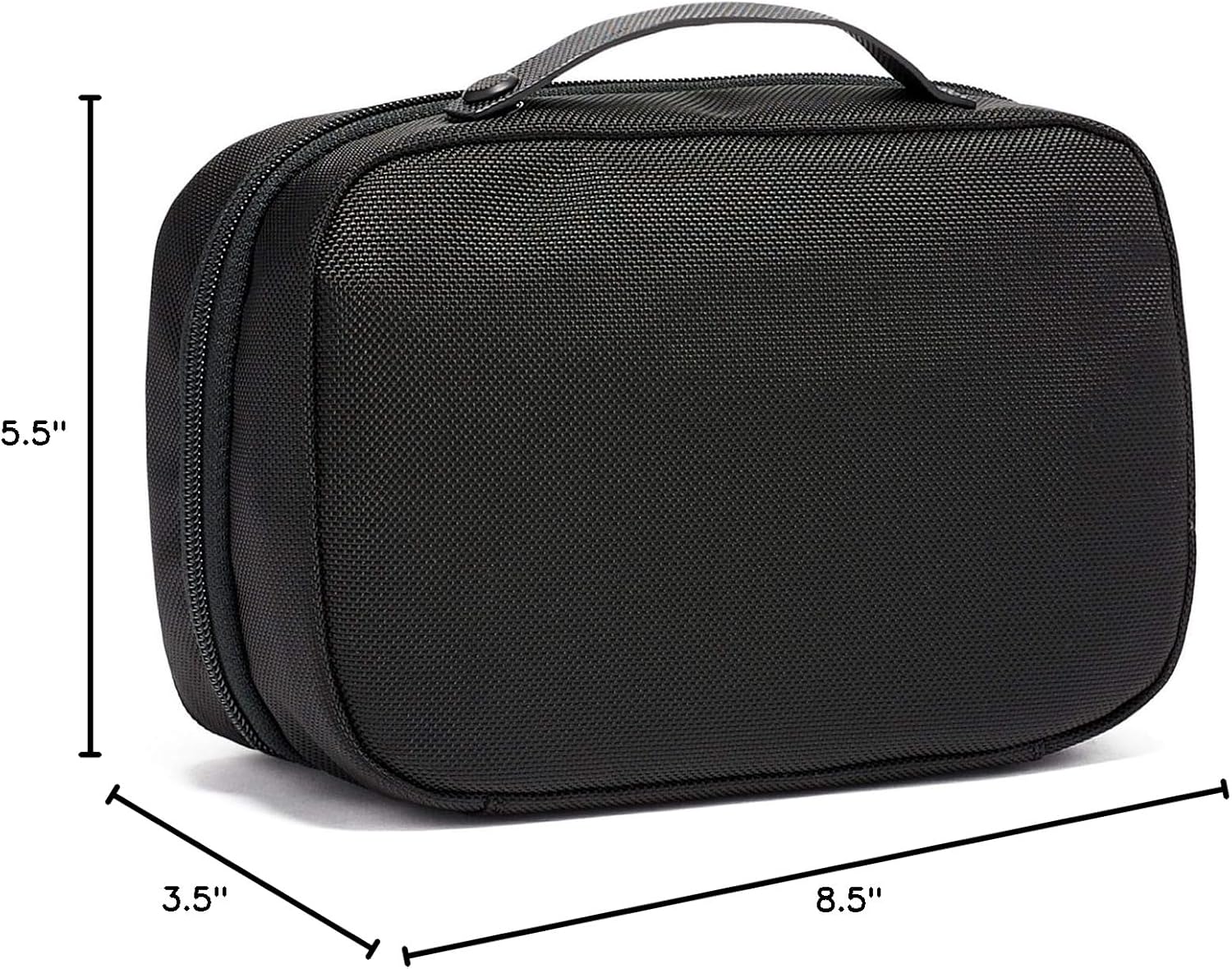 TUMI Alpha Split Travel Kit - Compact Toiletry Bag for Men & Women - Features Removable Leather